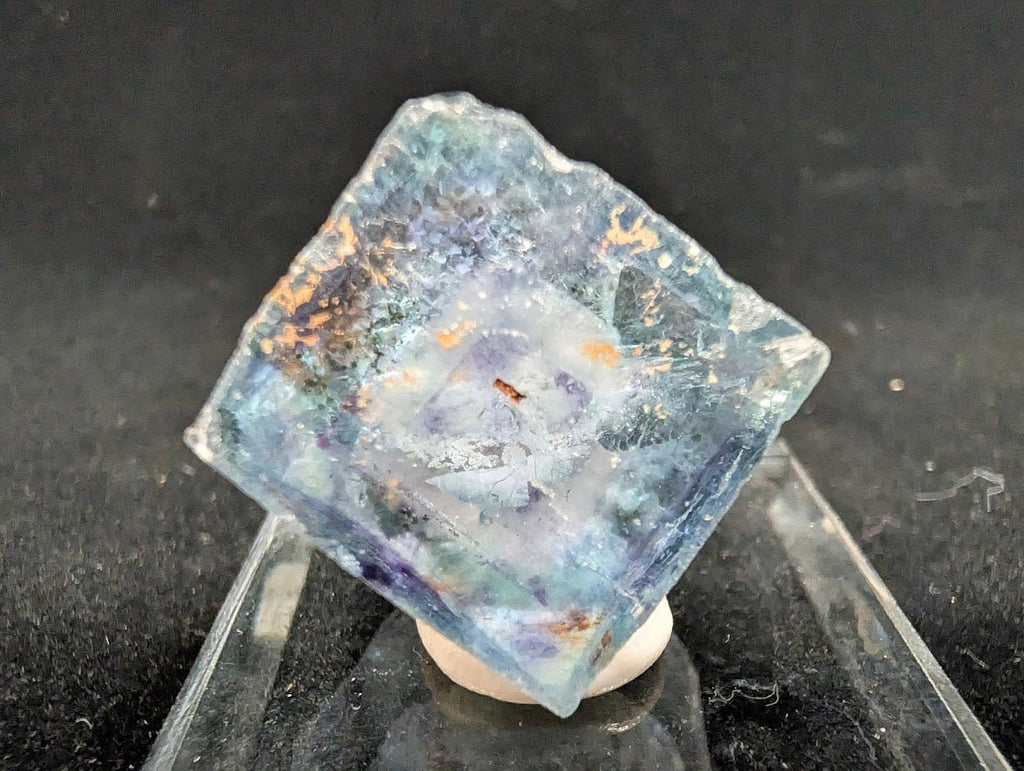 1-Inch Fluorite Cube with Pyrite | Yaogangxian, China