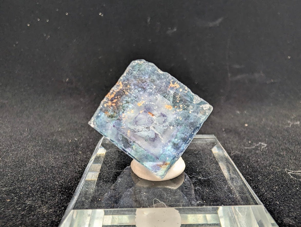 1-Inch Fluorite Cube with Pyrite | Yaogangxian, China