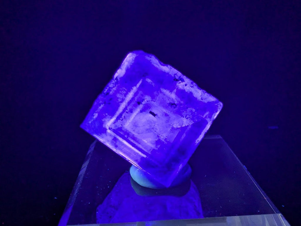 1-Inch Fluorite Cube with Pyrite | Yaogangxian, China