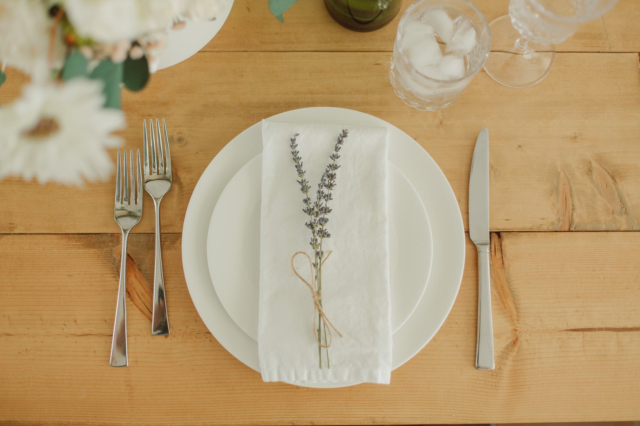 Lavender Mini Stem | Place Setting Set