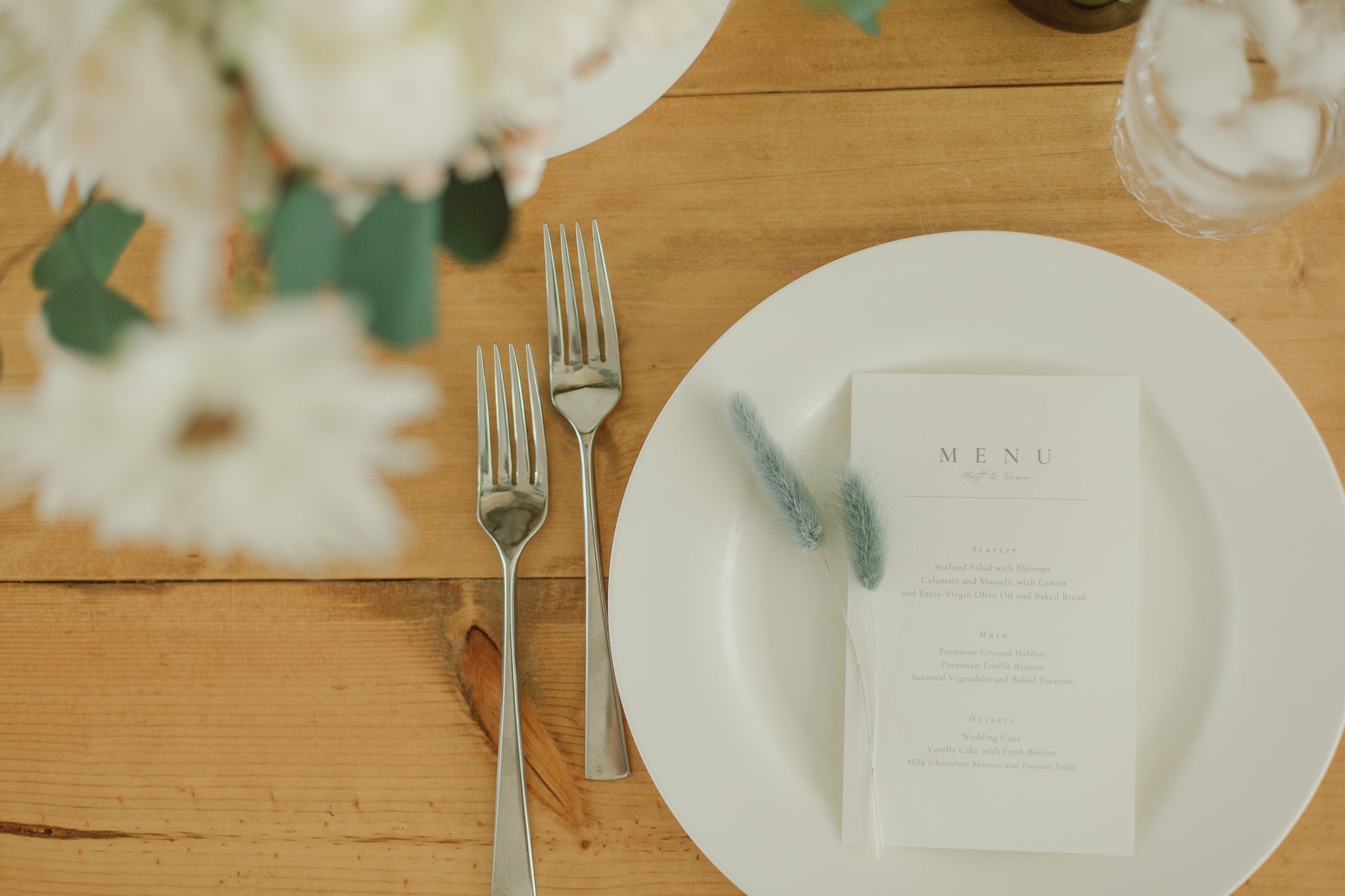 Bunny Tail Mini Stem | Place Setting Set