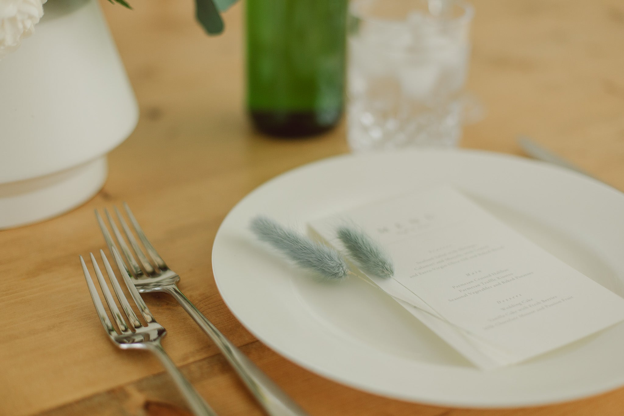 Bunny Tail Mini Stem | Place Setting Set