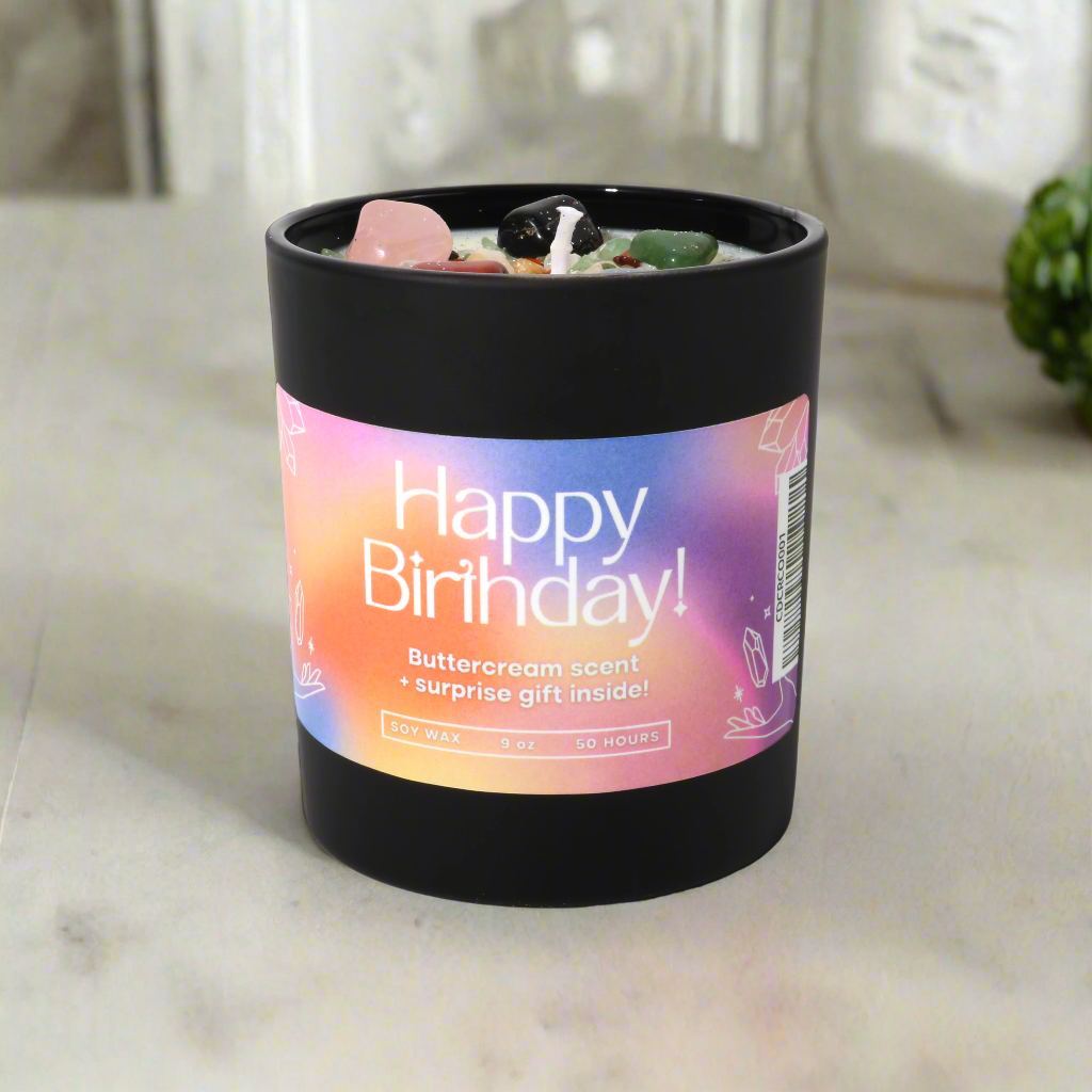 Happy Birthday Crystal Surprise | Candle