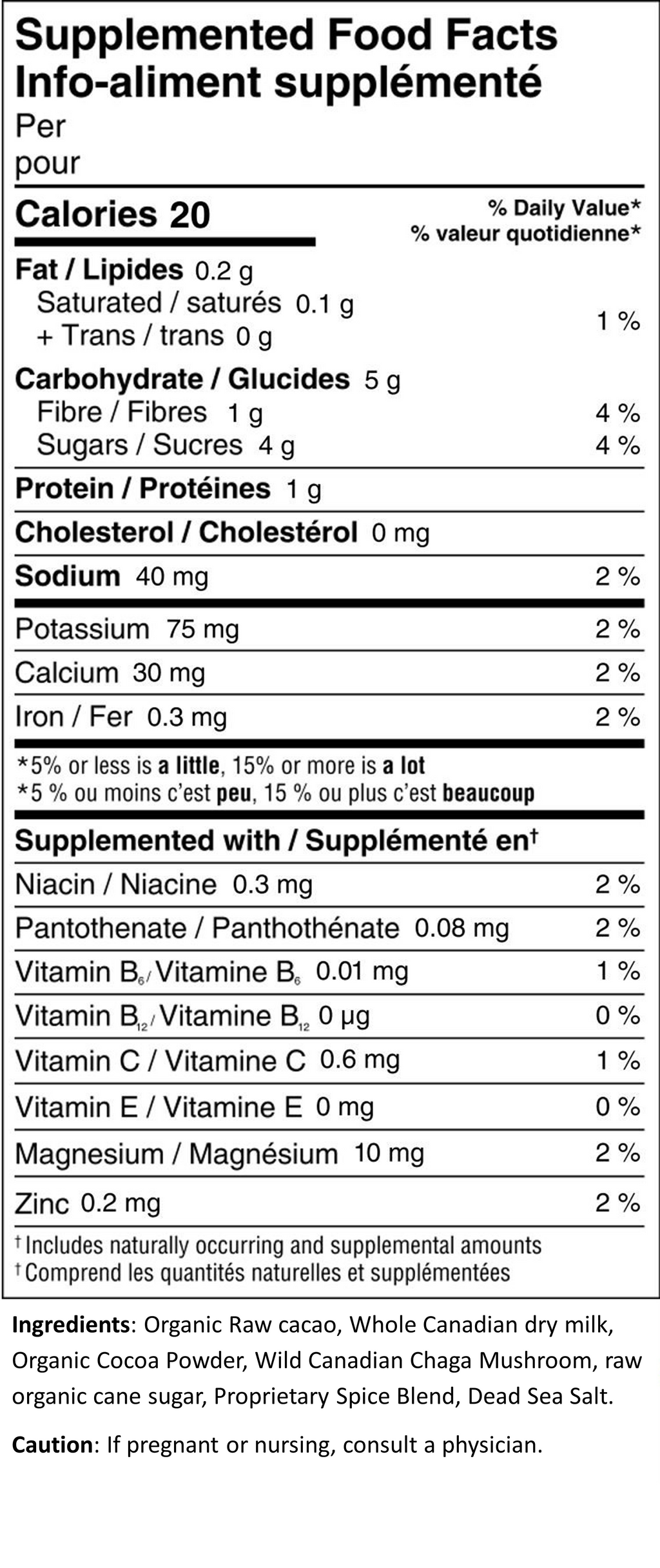 Chaga | Hot Chocolate | Coffee Mate
