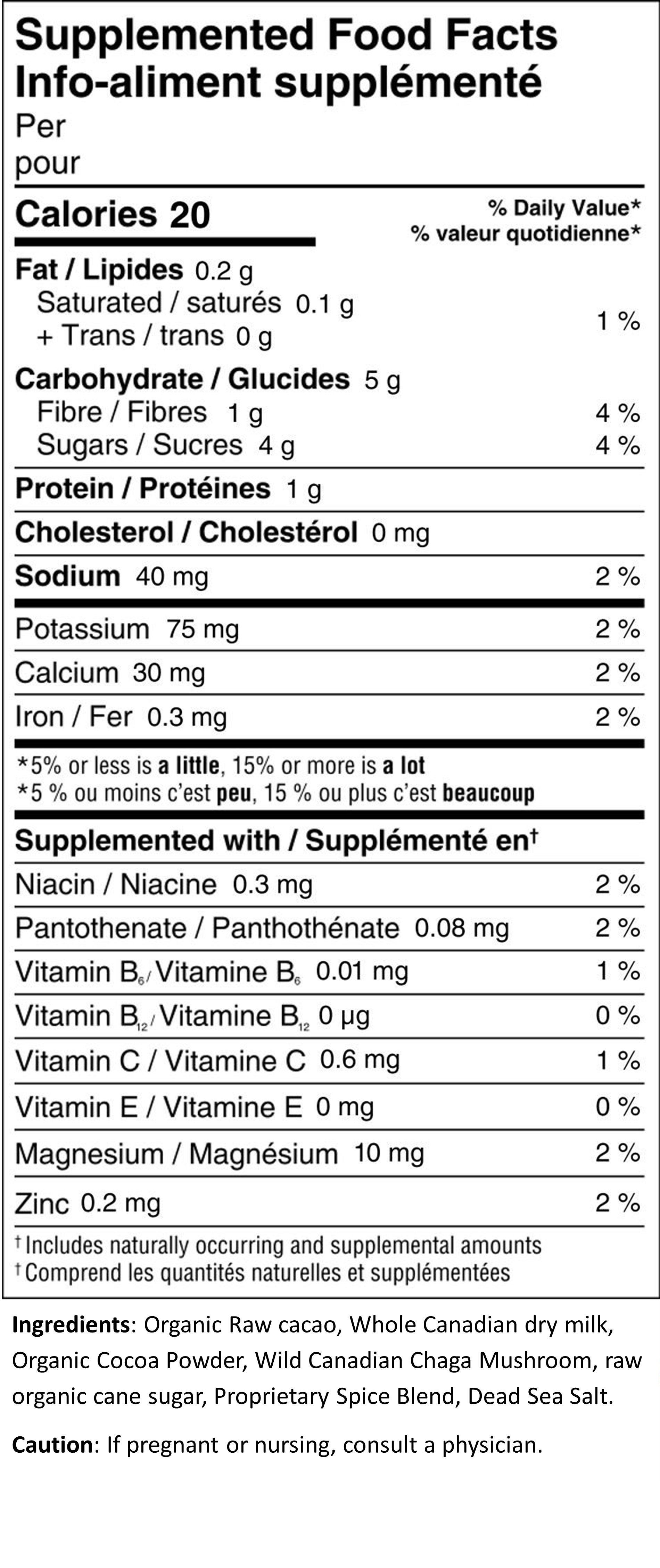 Chaga | Hot Chocolate | Coffee Mate