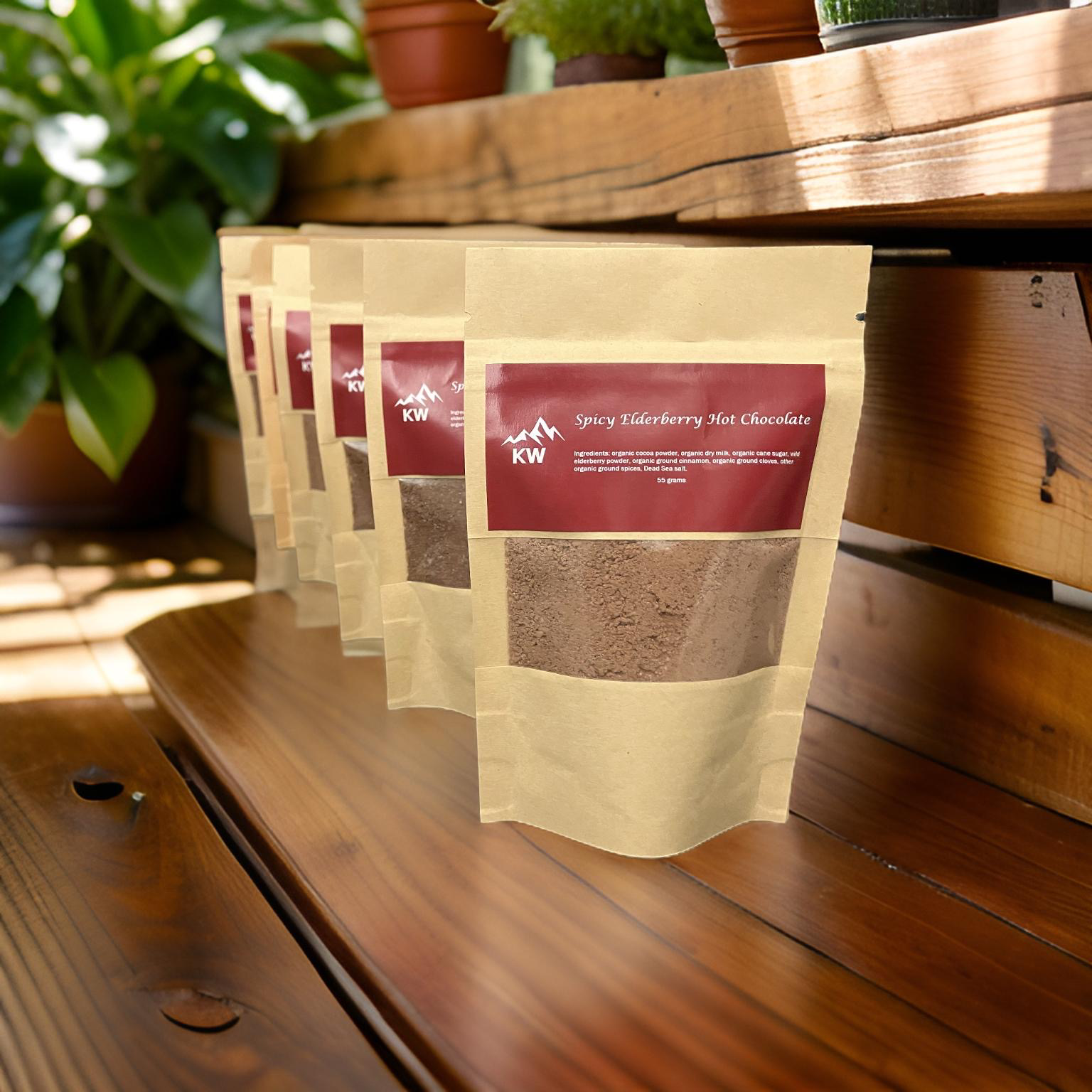 Spicy Organic Elderberry | Hot Chocolate | 6 pack