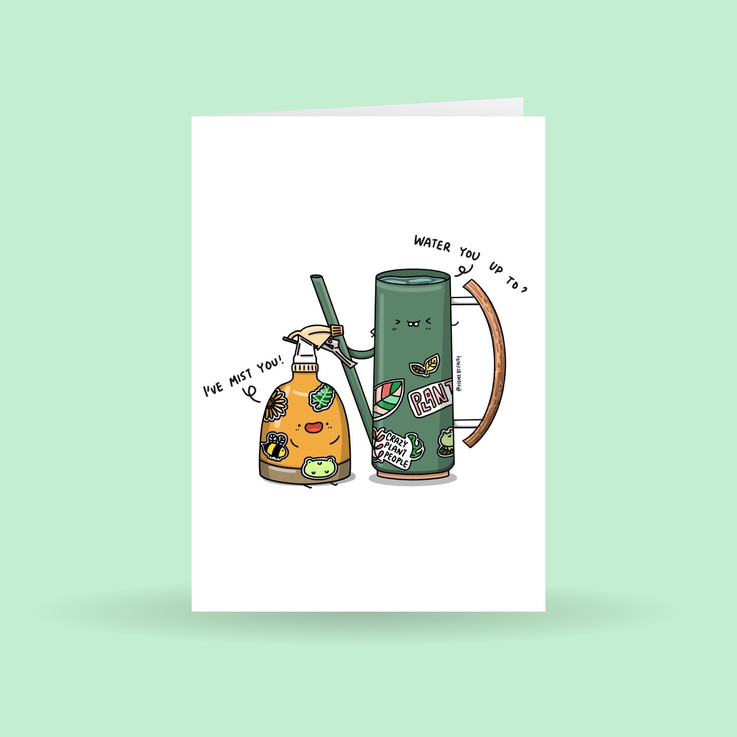 I've Mist You | Greeting Card