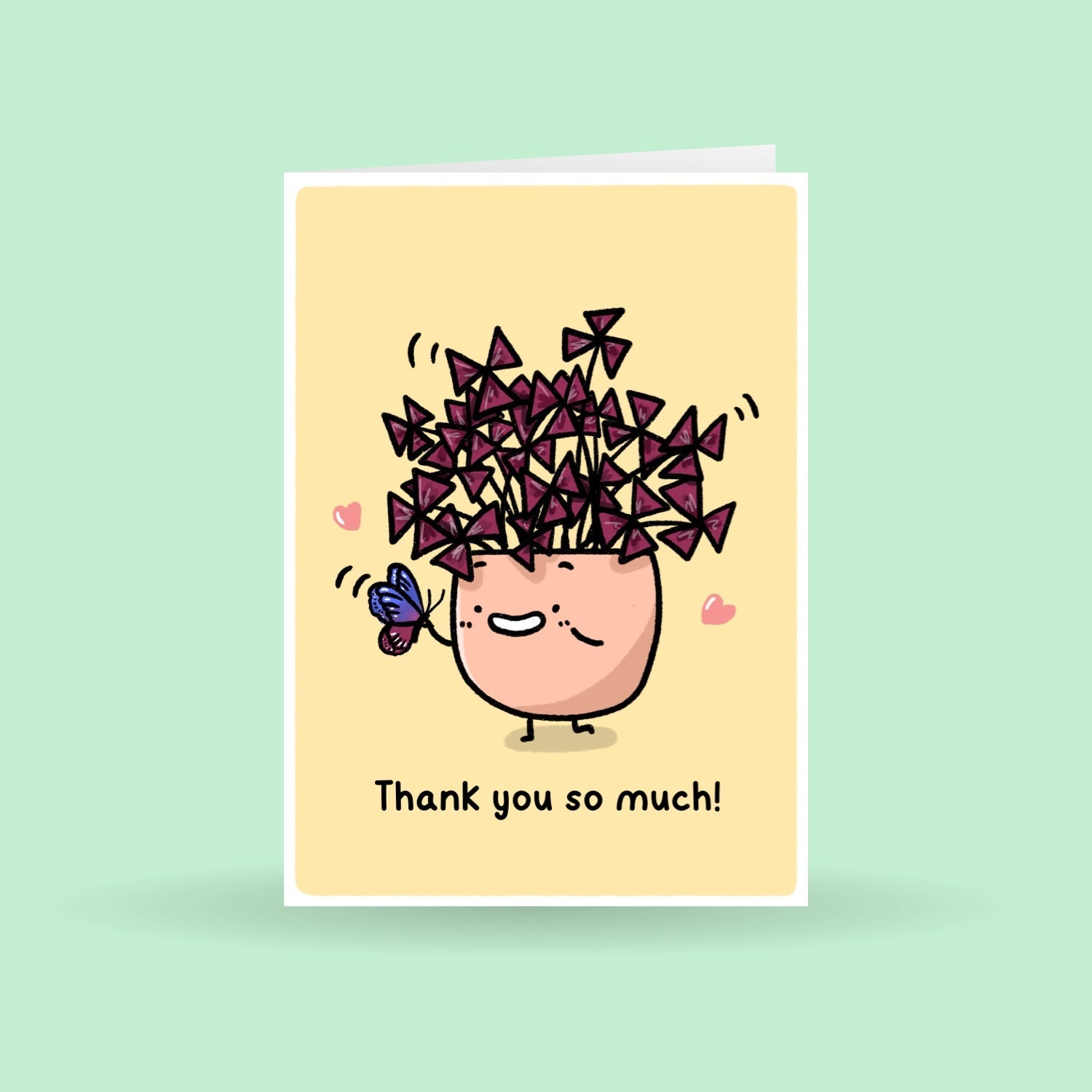 Thank You Oxalis | Greeting Card