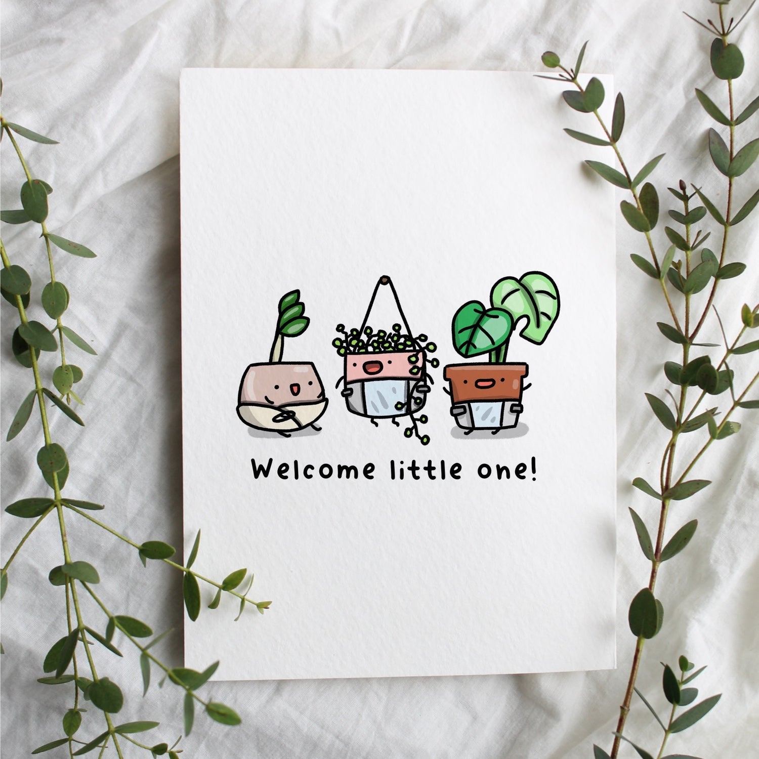Welcome Little One | Greeting Card