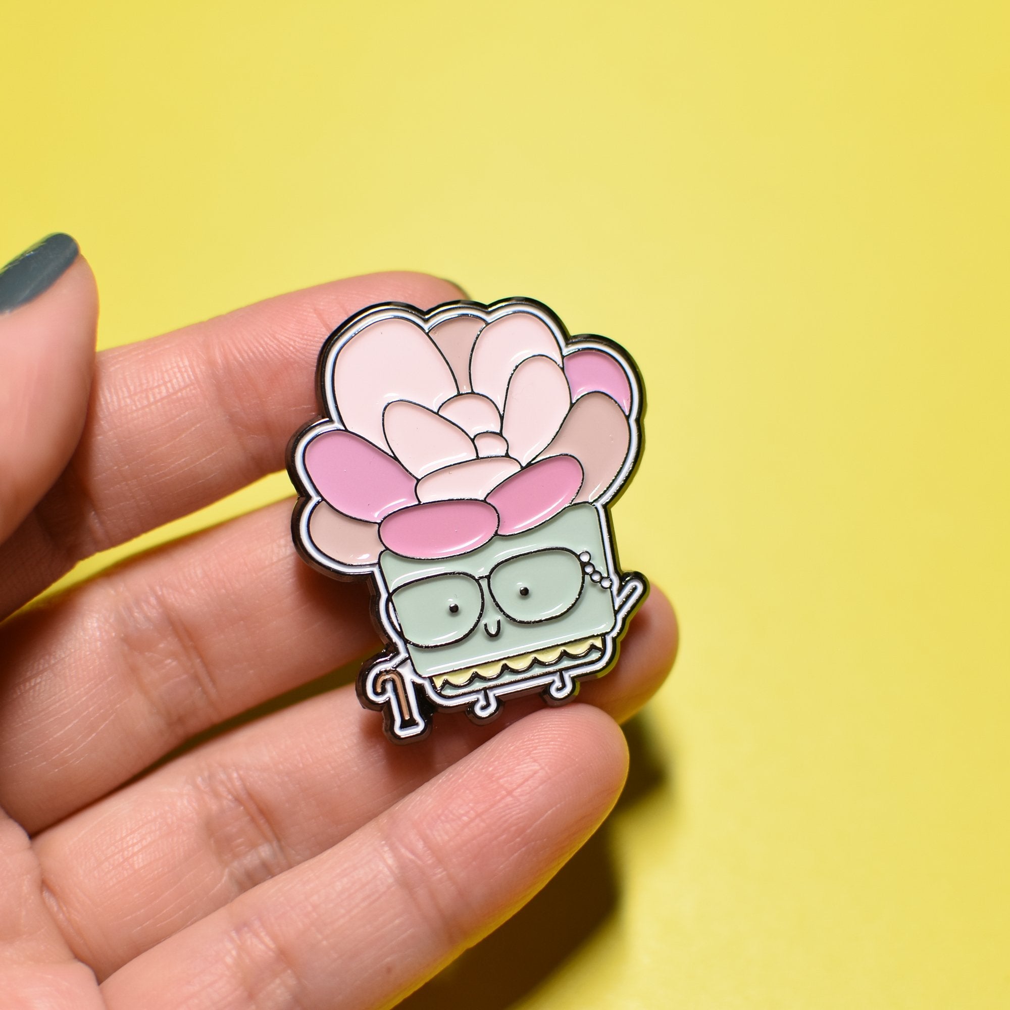 Succulent Granny | Soft Enamel Pin