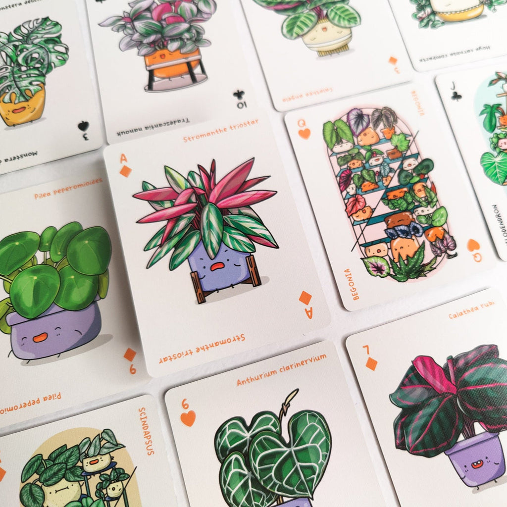 Full House of Plants | Playing Cards