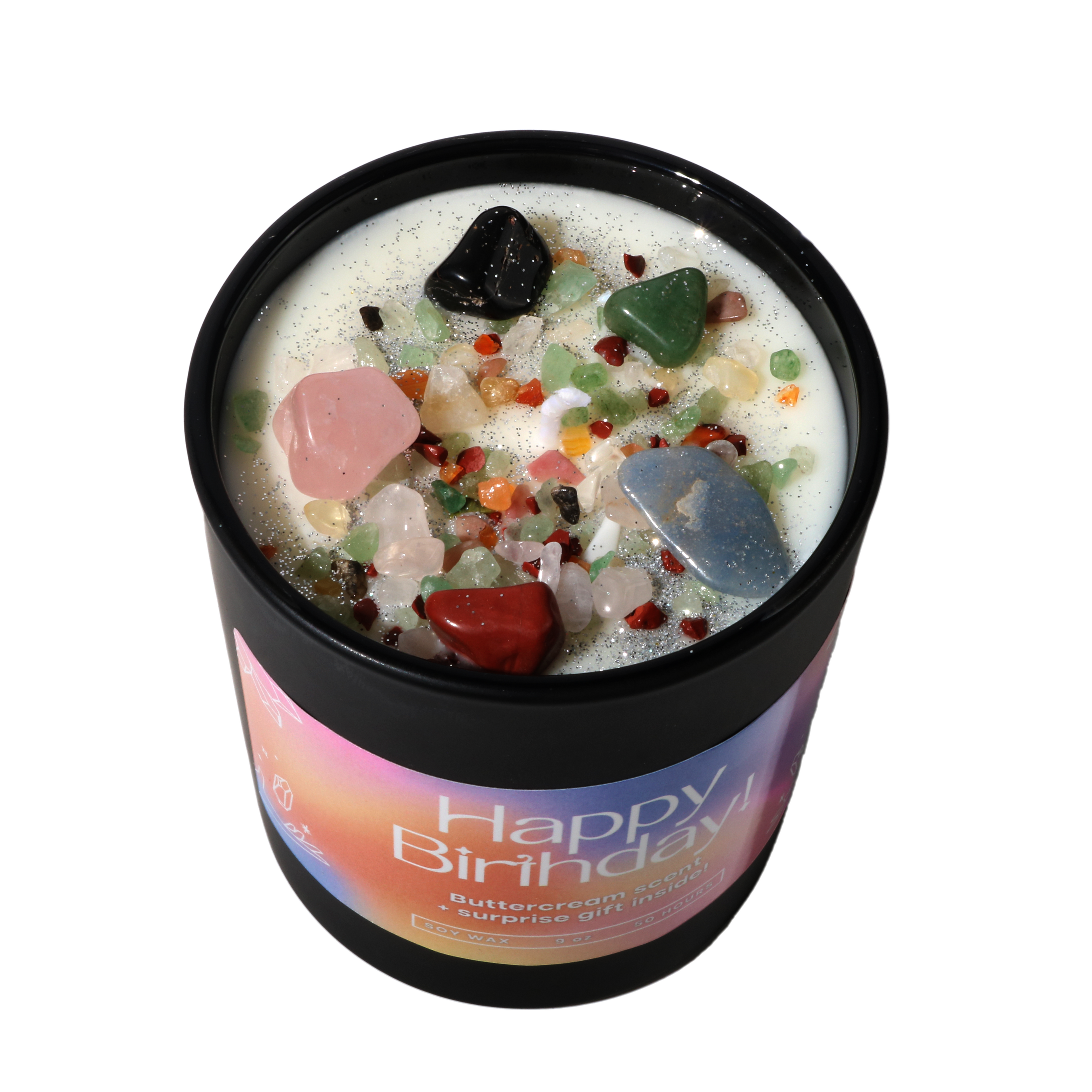 Happy Birthday Crystal Surprise | Candle