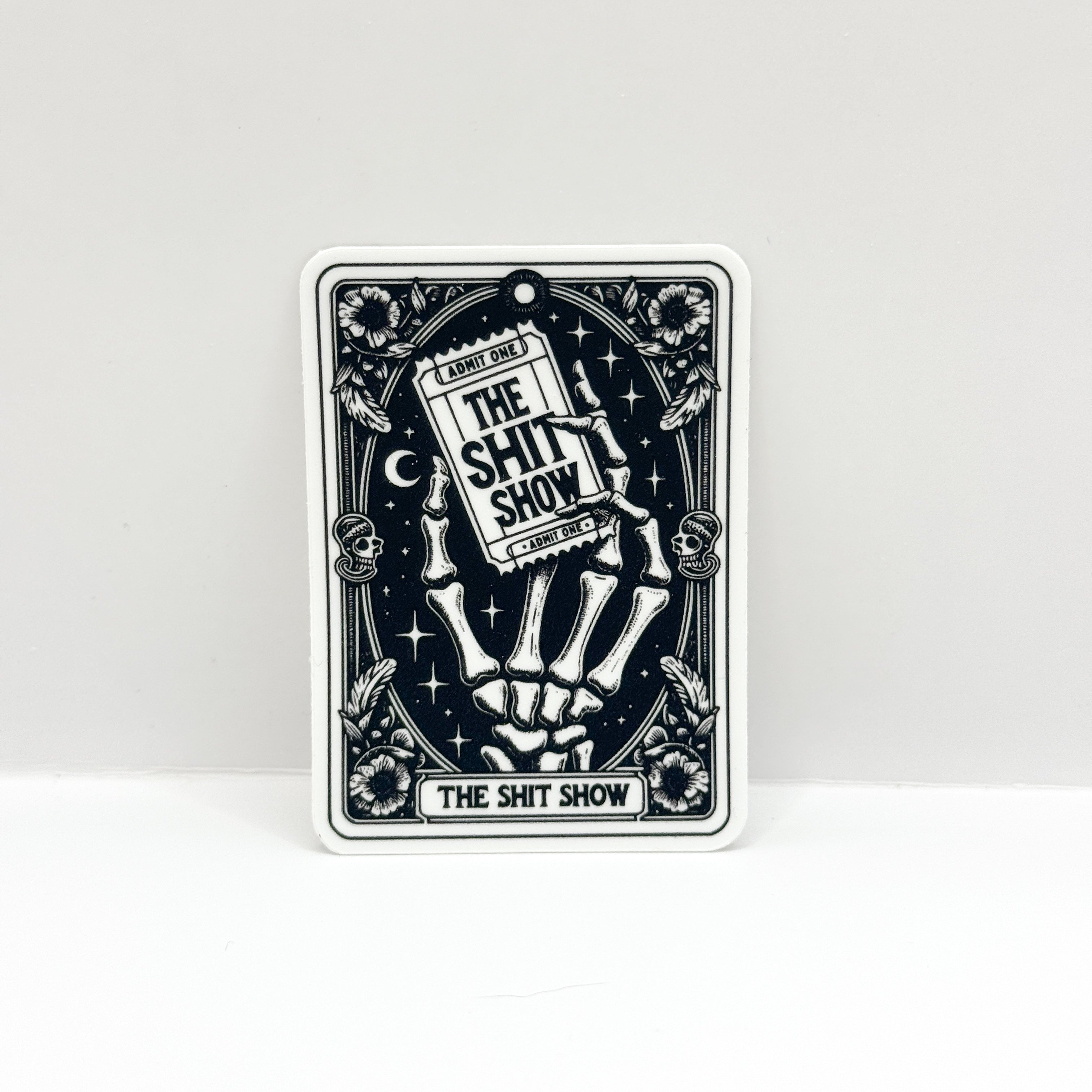 The Shit Show Tarot Card | Vinyl Die Cut Sticker
