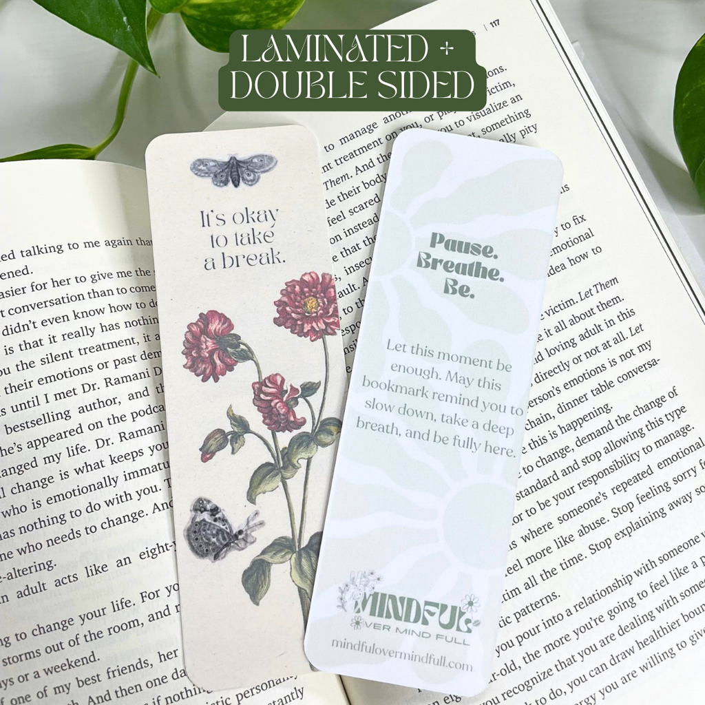 Mindfulness | Double Sided Bookmark