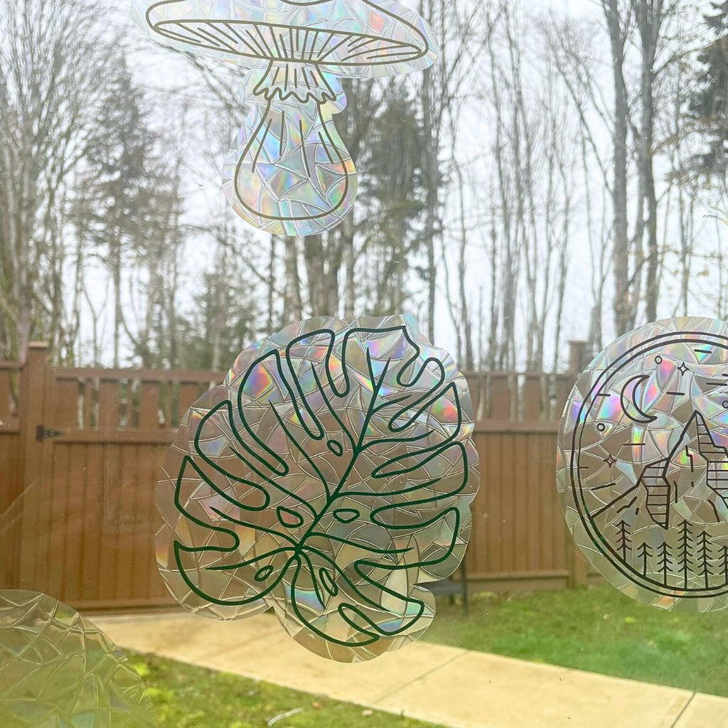 Monstera Leaf | Suncatcher Sticker