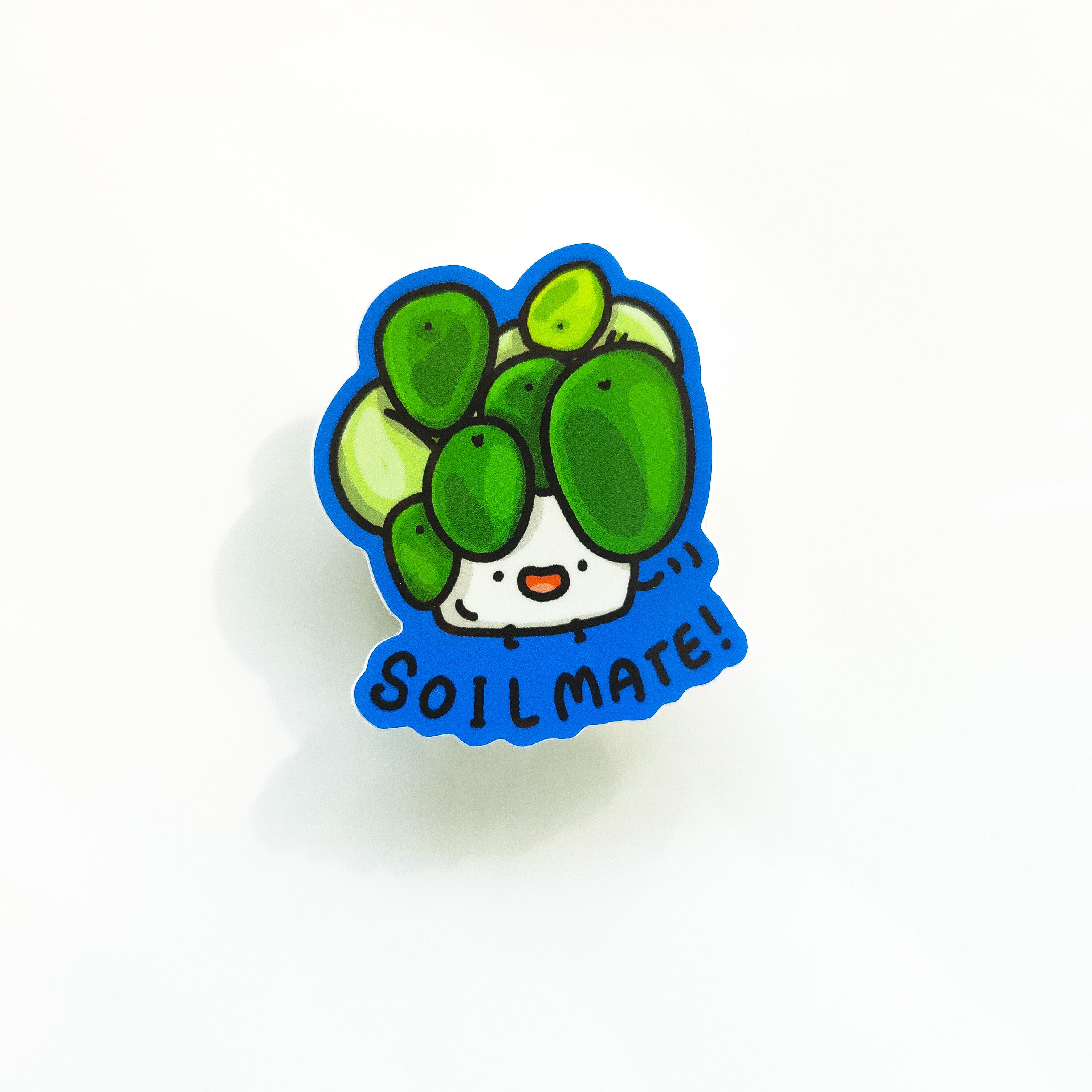Pilea Plant Soilmate | 3" Vinyl Sticker