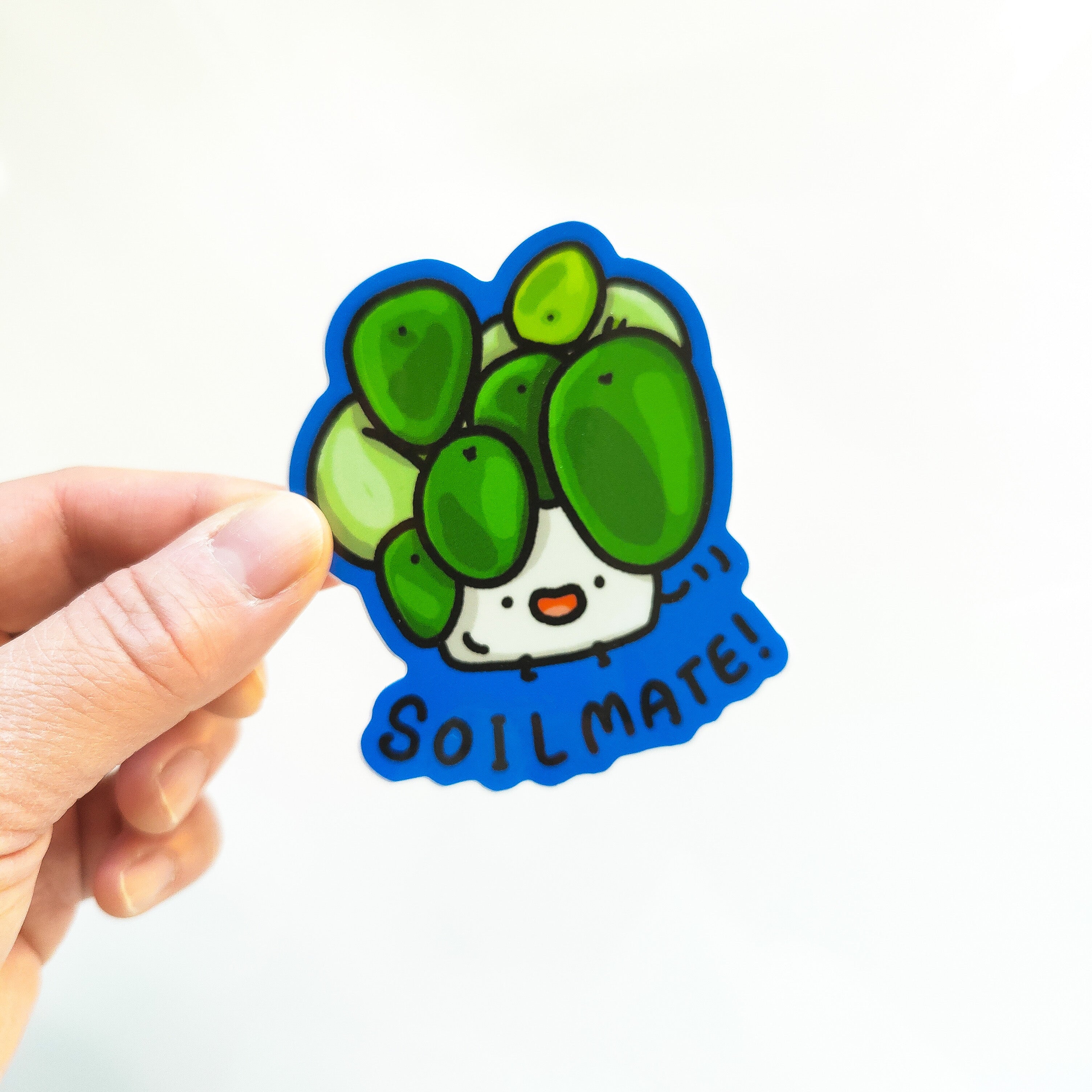 Pilea Plant Soilmate | 3" Vinyl Sticker