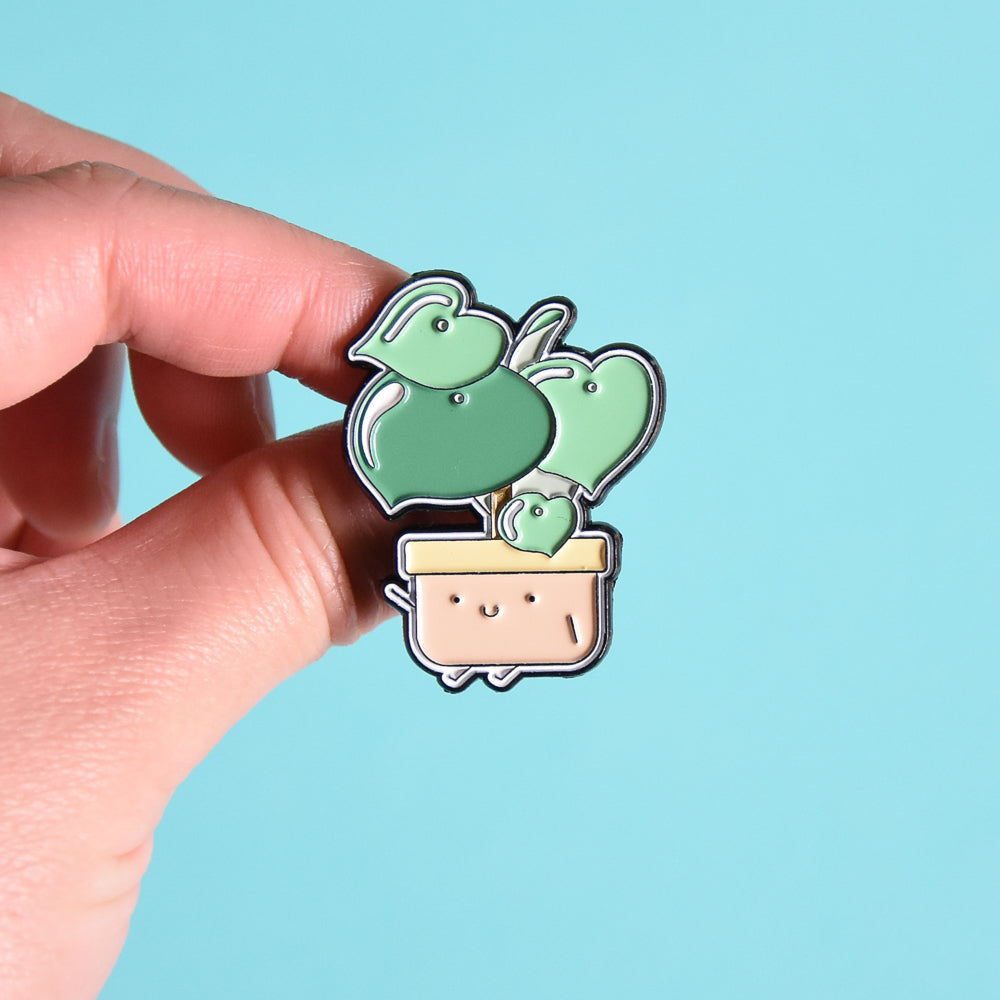 Raindrop Peperomia | Soft Enamel Pin