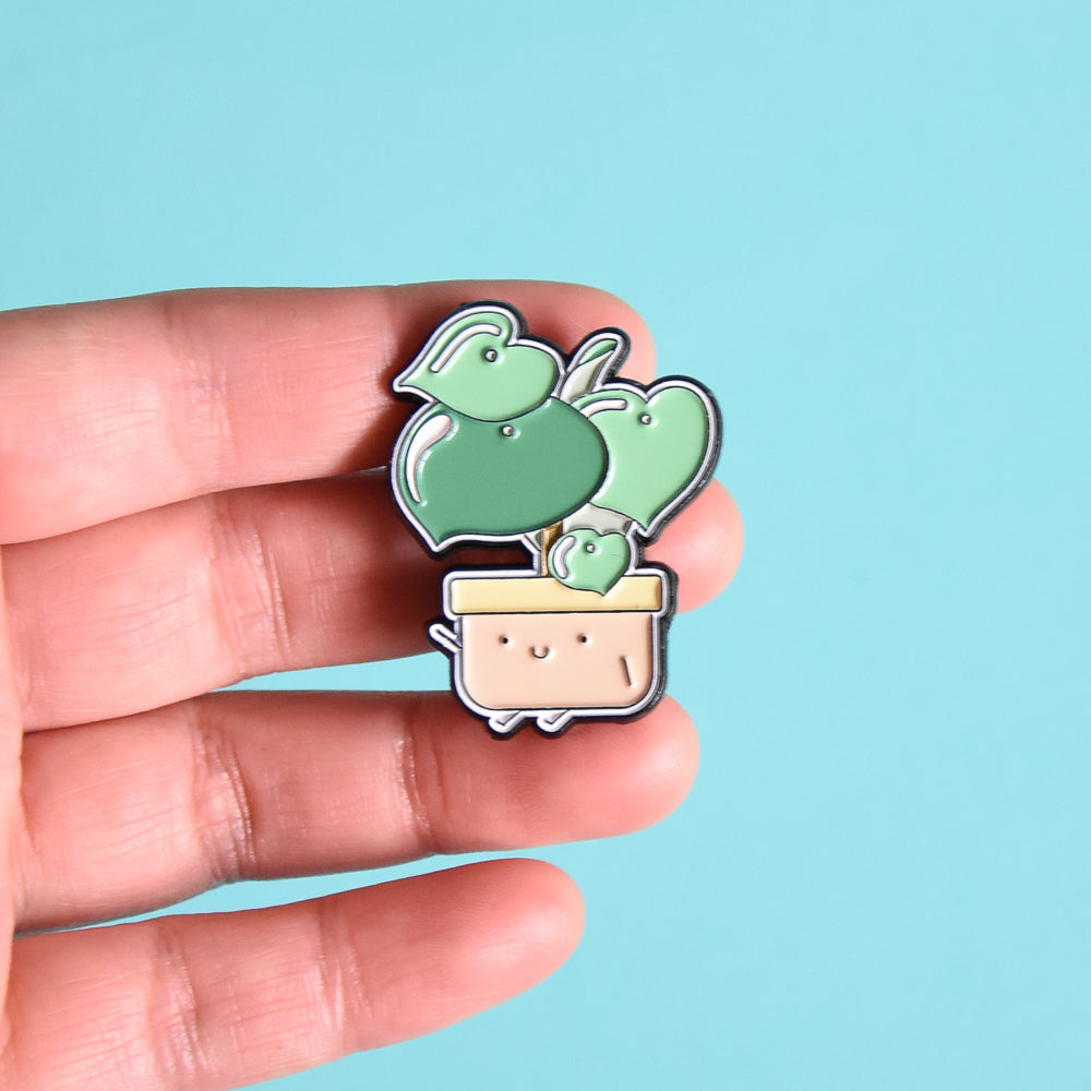 Raindrop Peperomia | Soft Enamel Pin