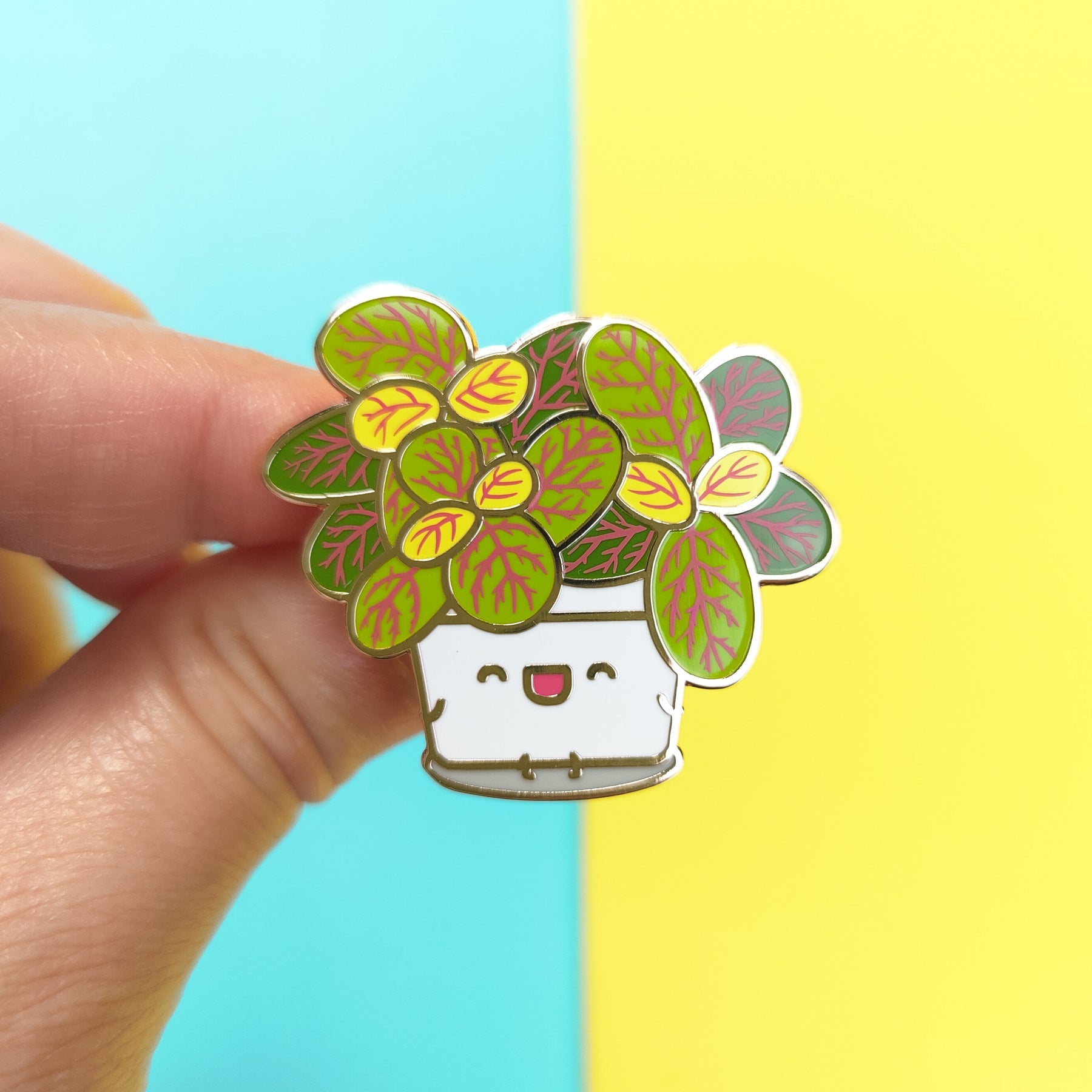 Fittonia Skeleton | Hard Enamel Pin