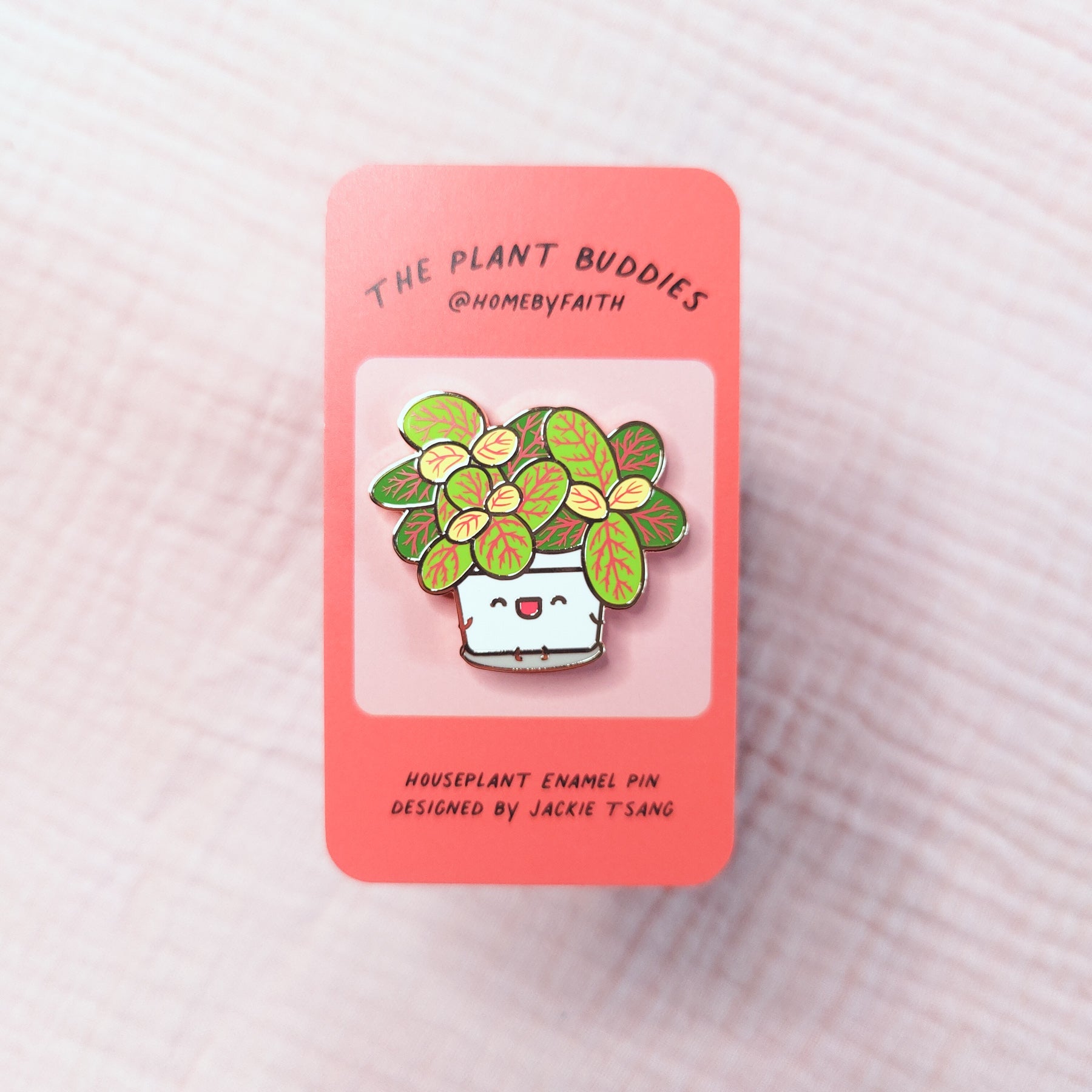 Fittonia Skeleton | Hard Enamel Pin