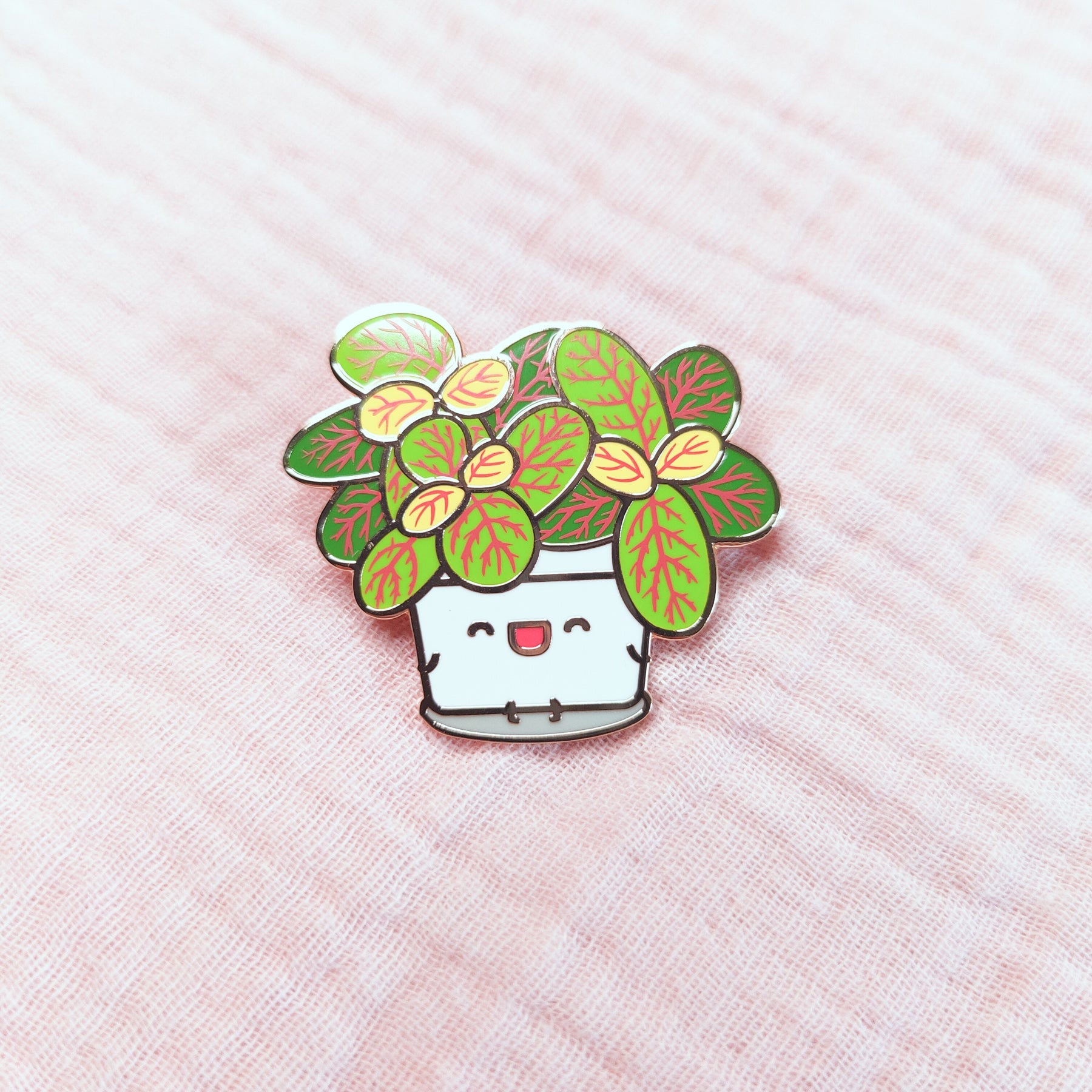 Fittonia Skeleton | Hard Enamel Pin