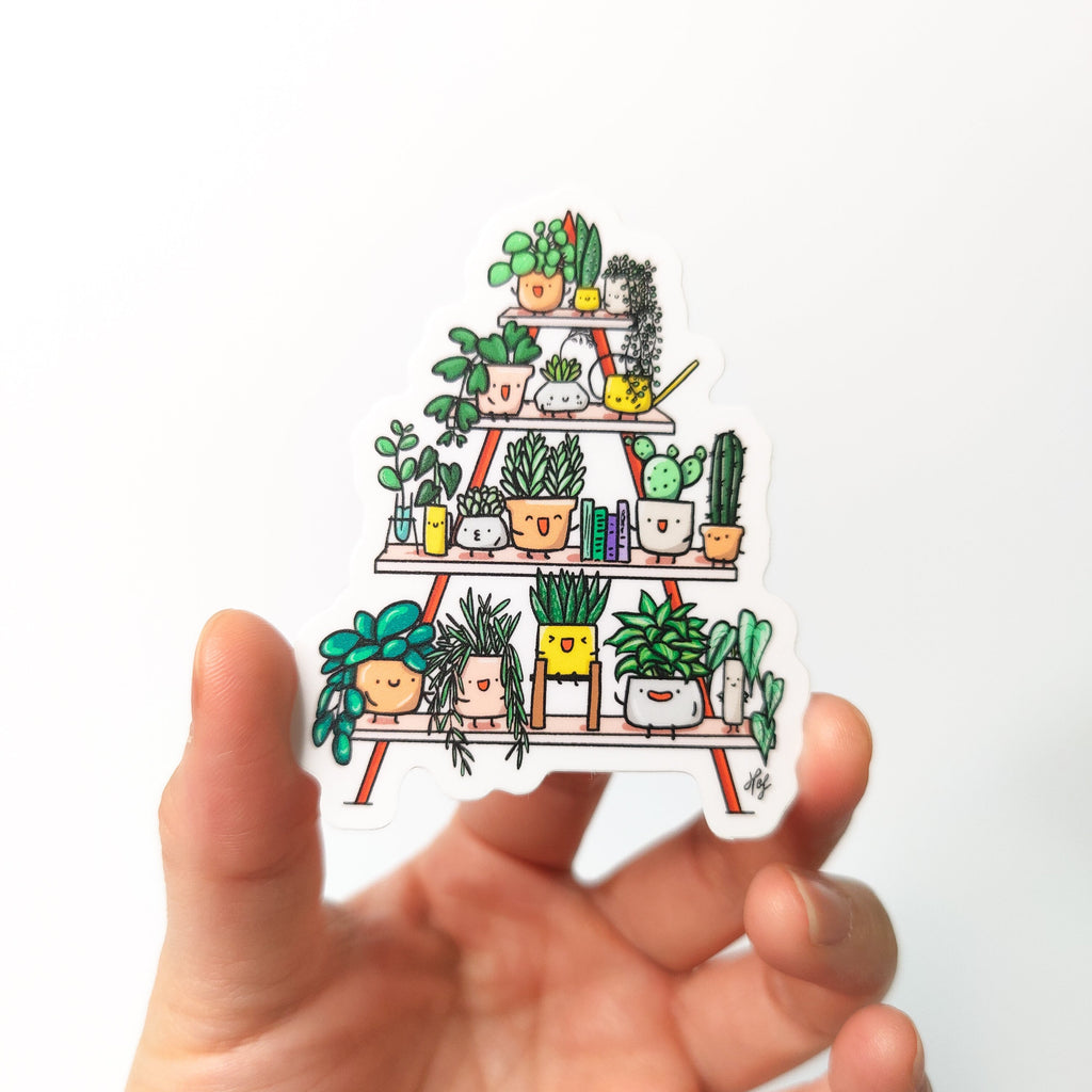 Triangle Shelf | Vinyl Sticker