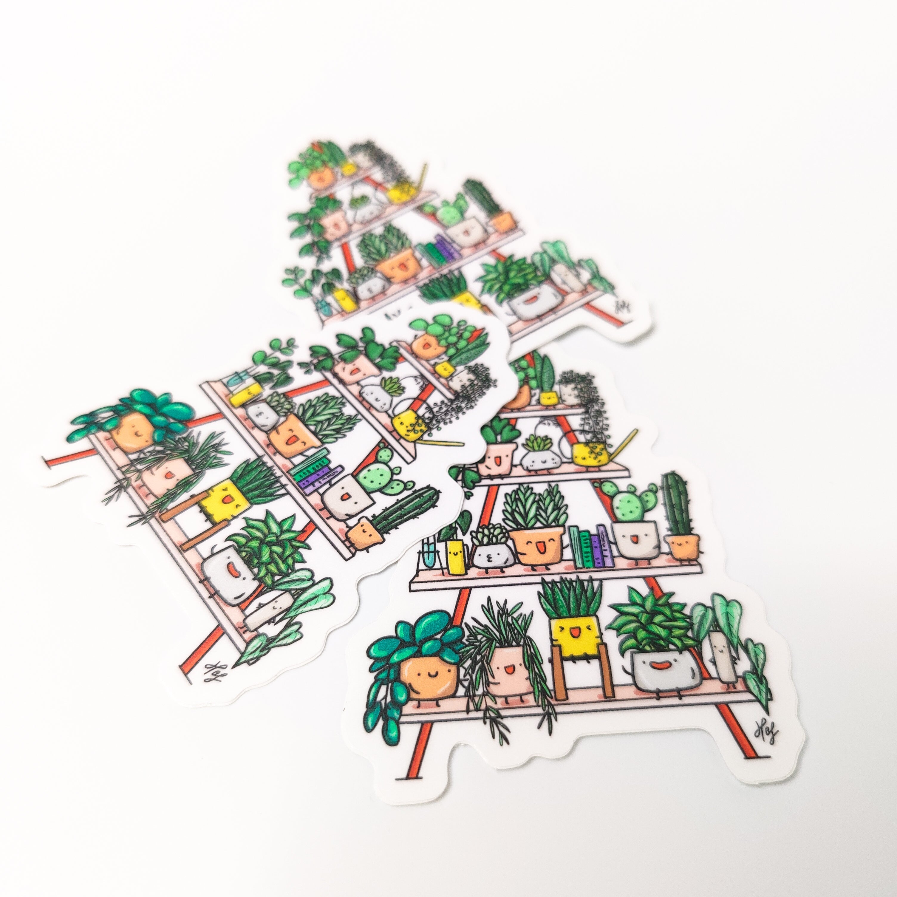 Triangle Shelf | Vinyl Sticker