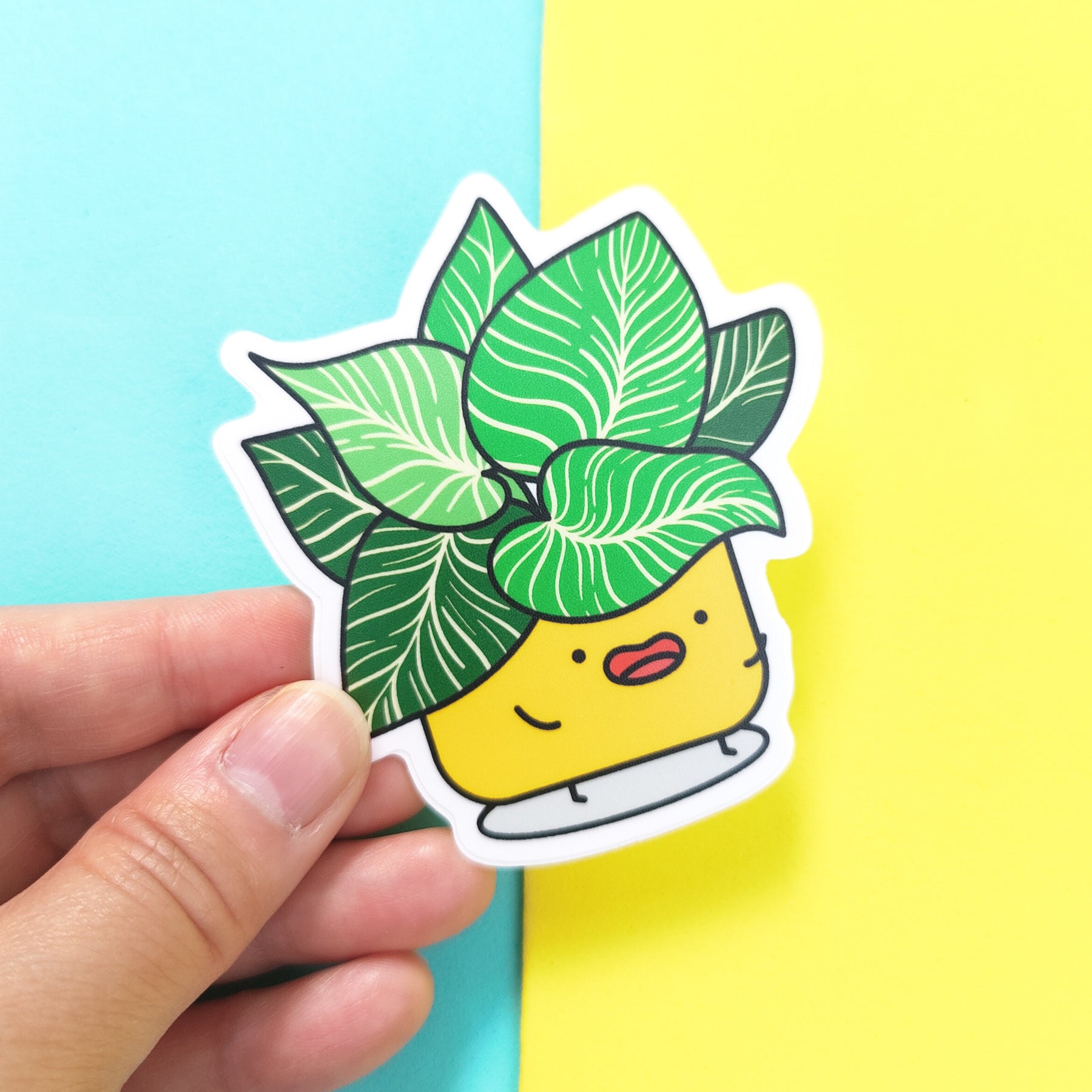 Philodendron Birkin | Vinyl Sticker