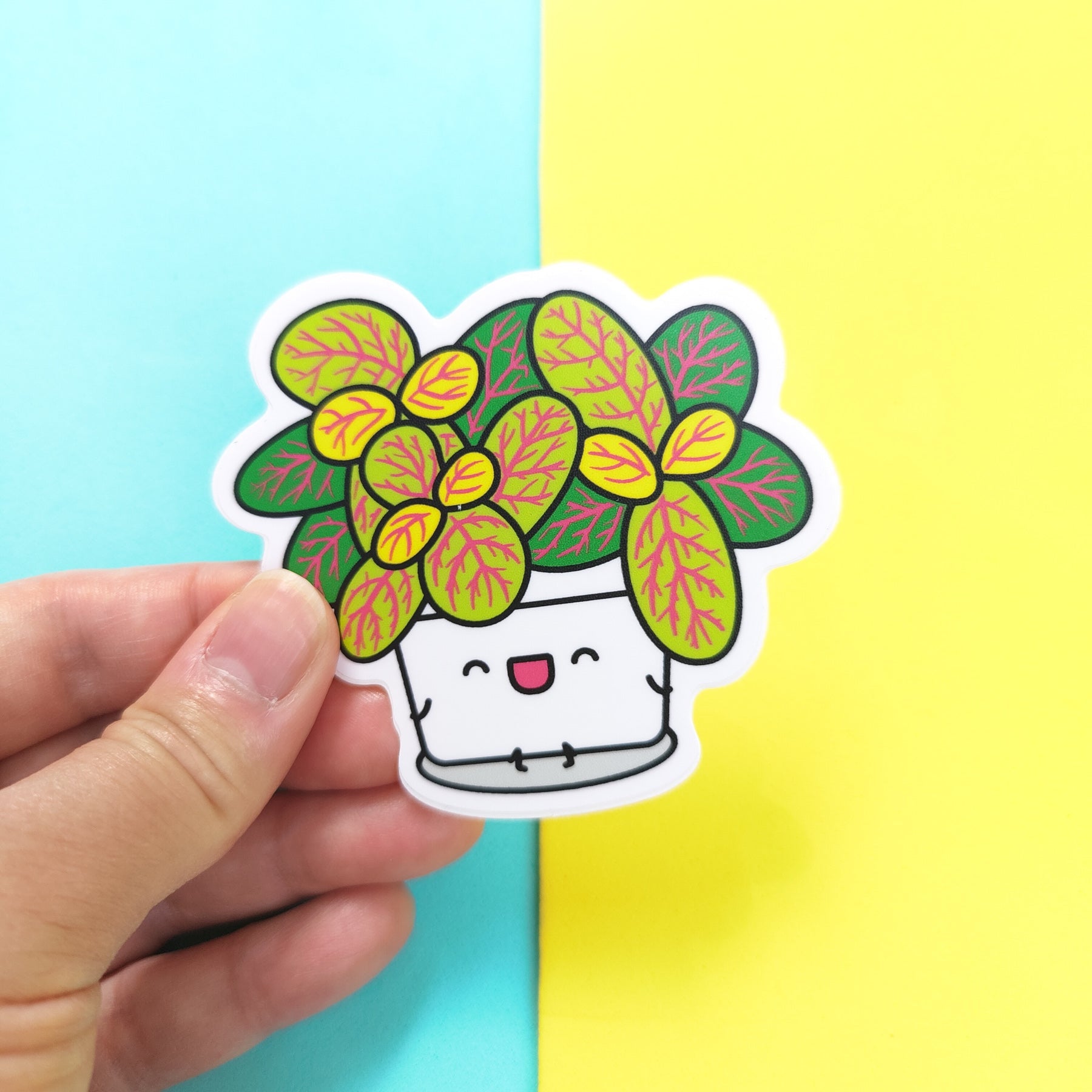 Fittonia Skeleton | Vinyl Sticker