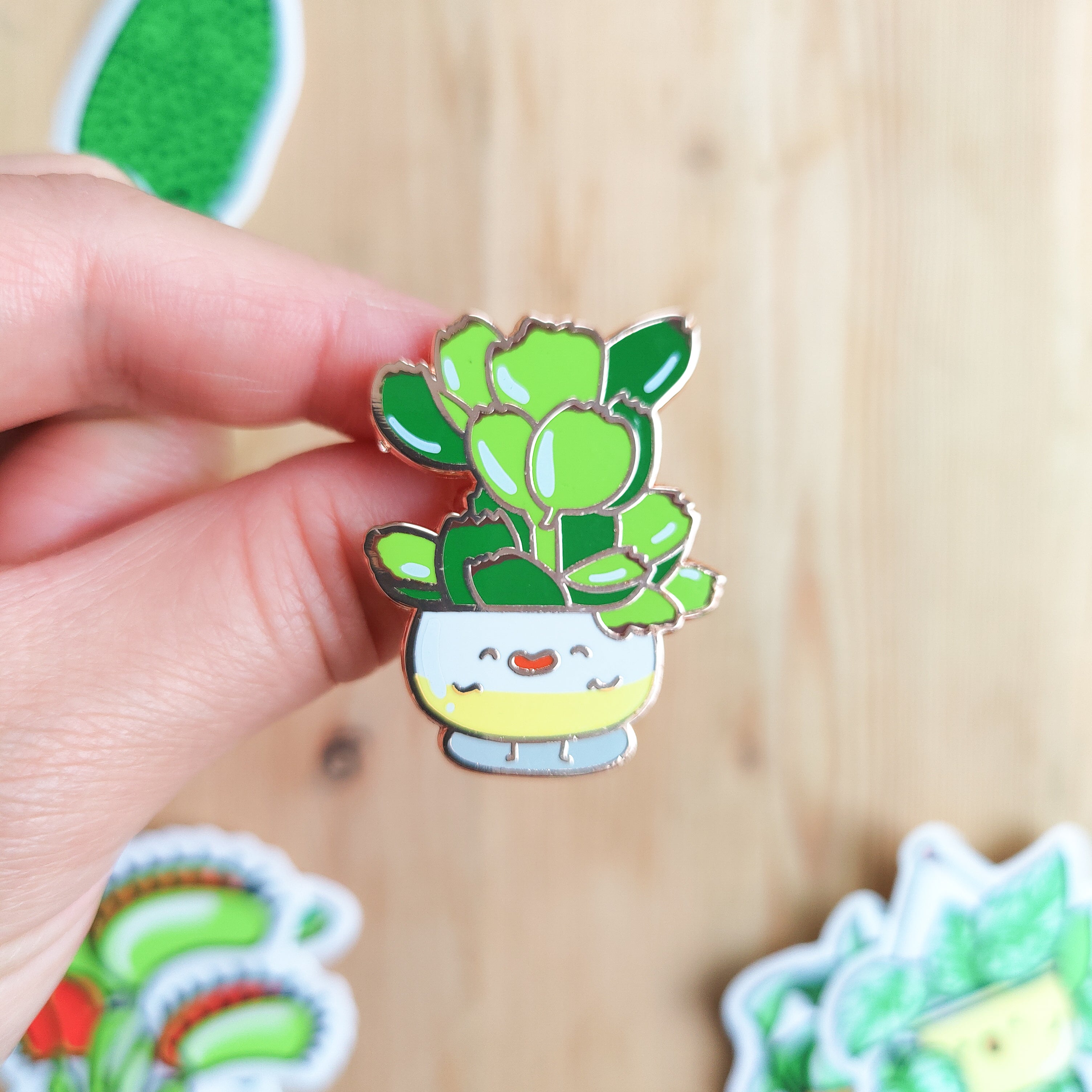 Bear Paw Succulent | Enamel Pin