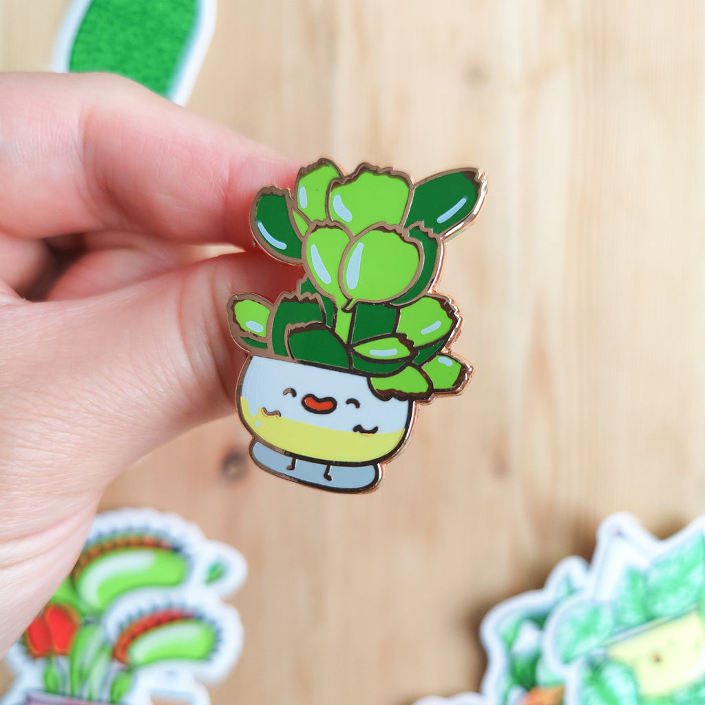 Bear Paw Succulent | Enamel Pin