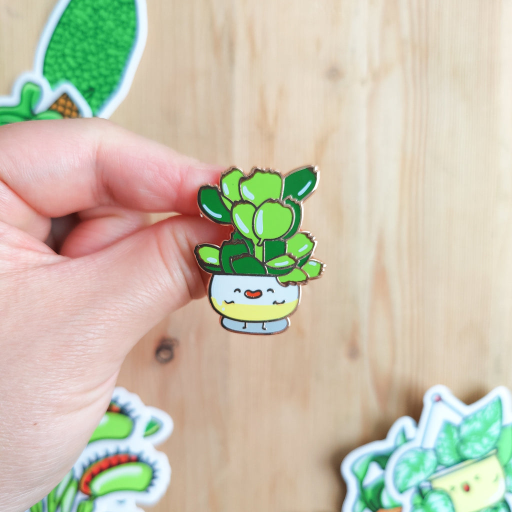 Bear Paw Succulent | Enamel Pin