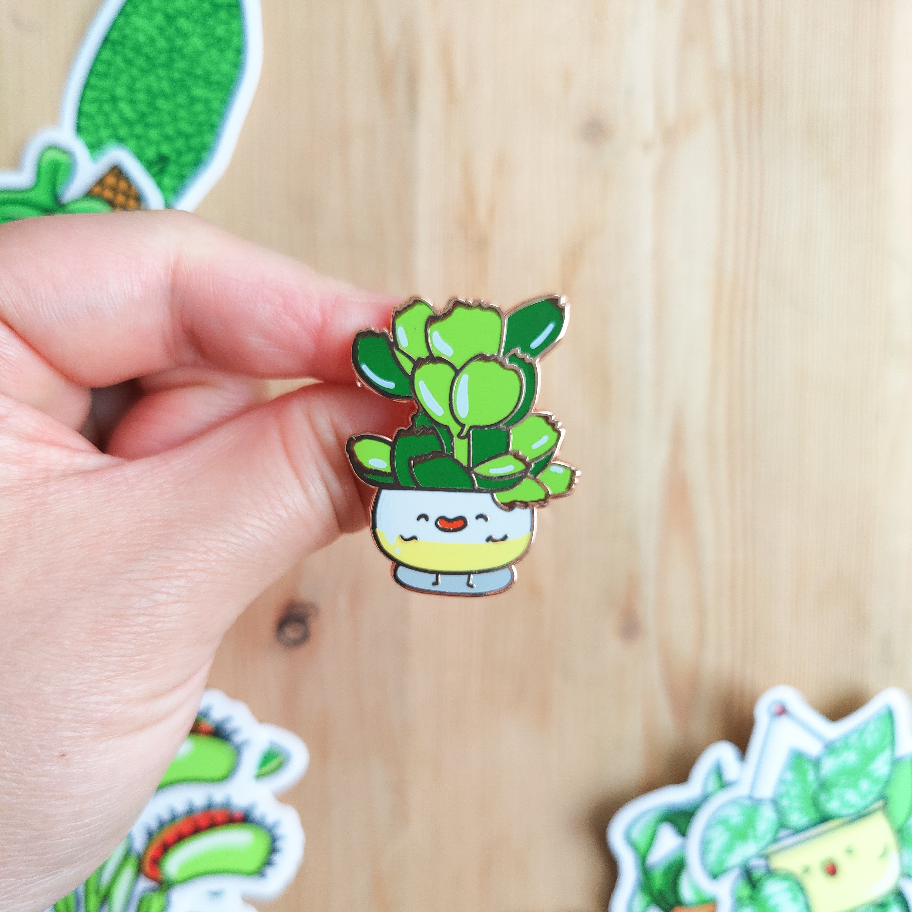 Bear Paw Succulent | Enamel Pin