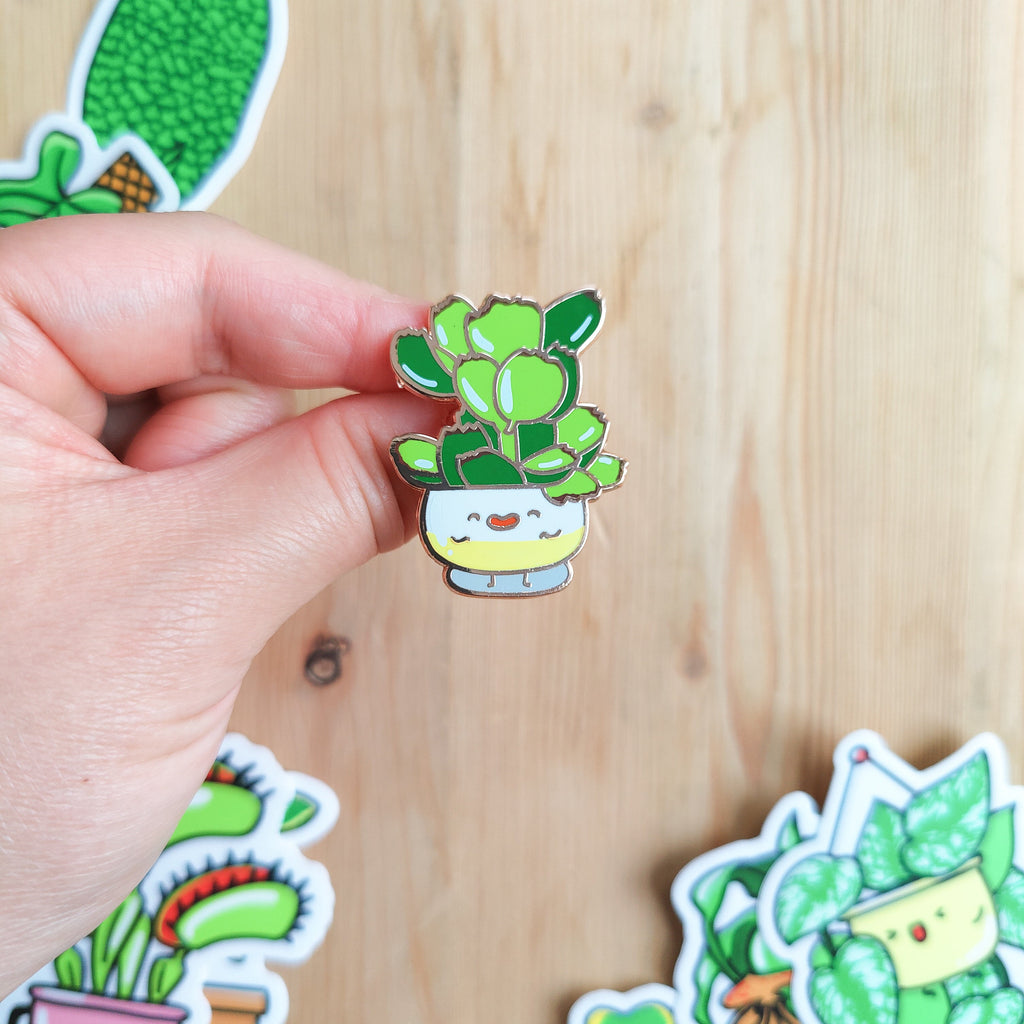 Bear Paw Succulent | Enamel Pin