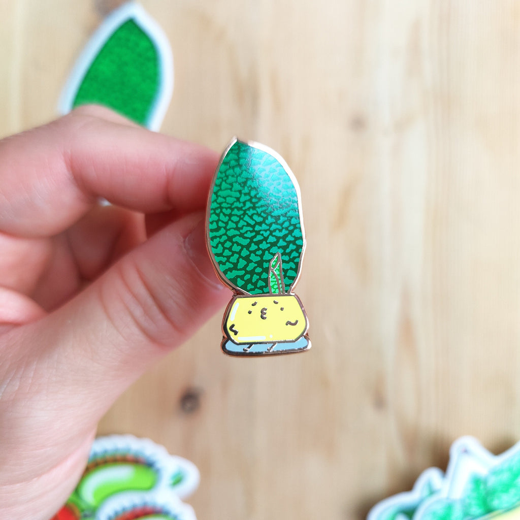 Whale Fin (Dracaena Masoniana) | Enamel Pin