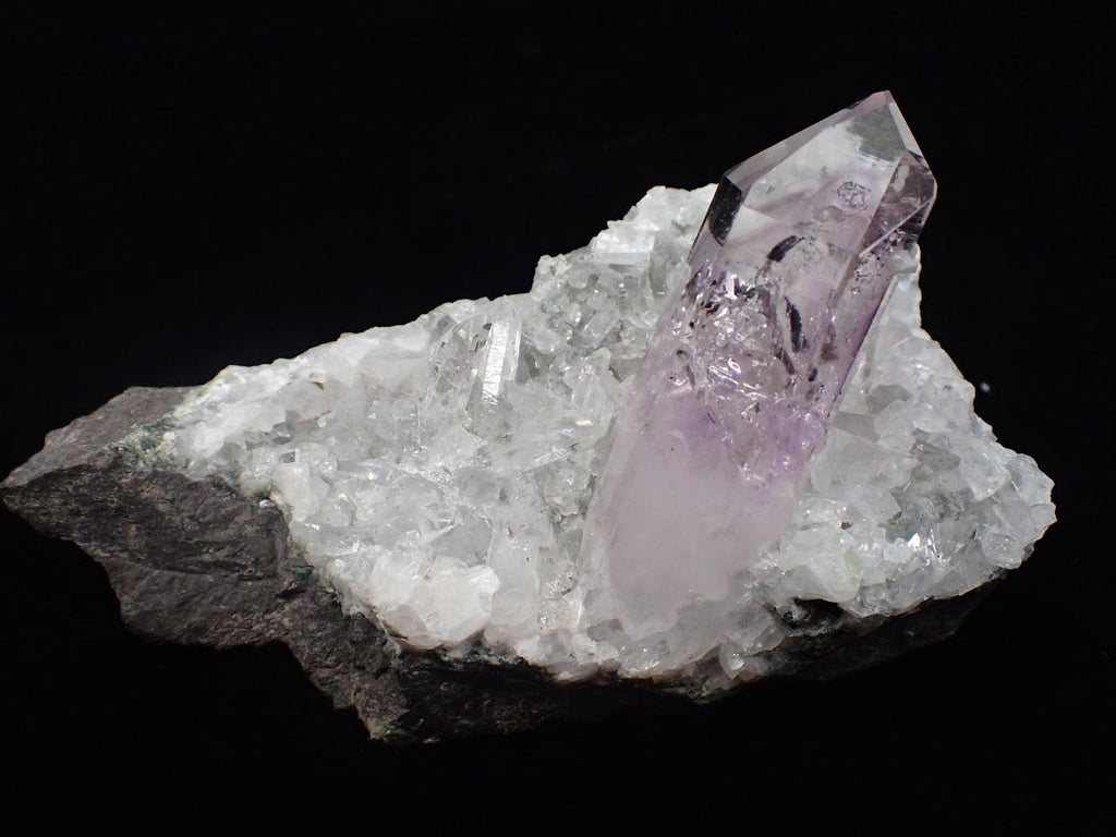 Amethyst on Quartz Matrix – Goboboseb Mountains, Namibia