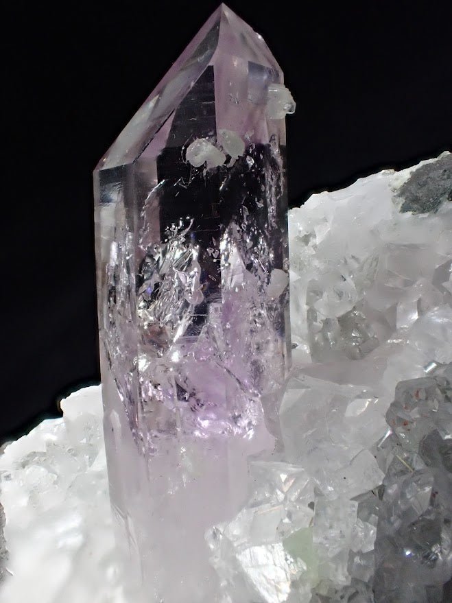 Amethyst on Quartz Matrix – Goboboseb Mountains, Namibia