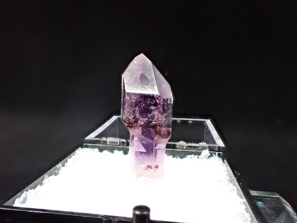 Amethyst Scepter – Goboboseb Mountains, Namibia – Deep Purple with Phantom Inclusions – 21mm Collector Specimen