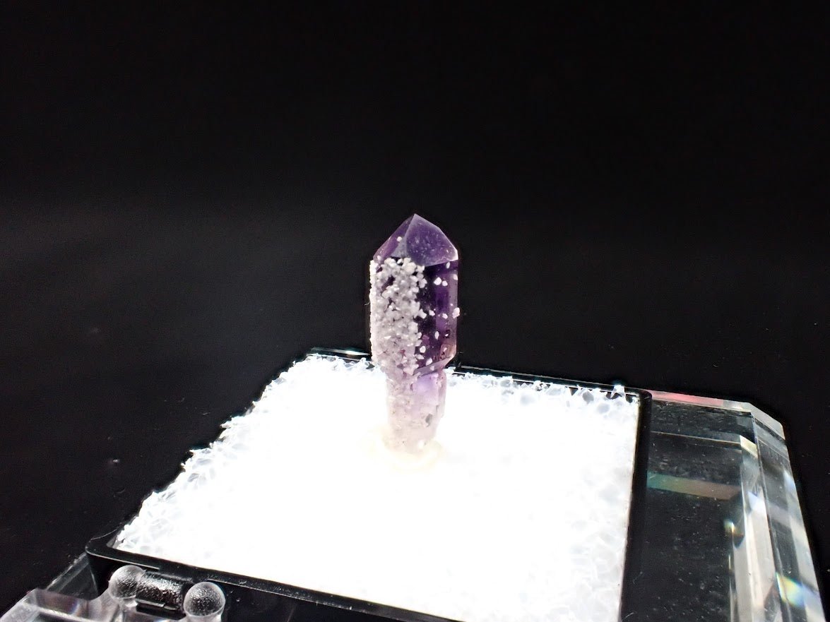 Amethyst with Analcime Scepter | Goboboseb Mountains, Namibia