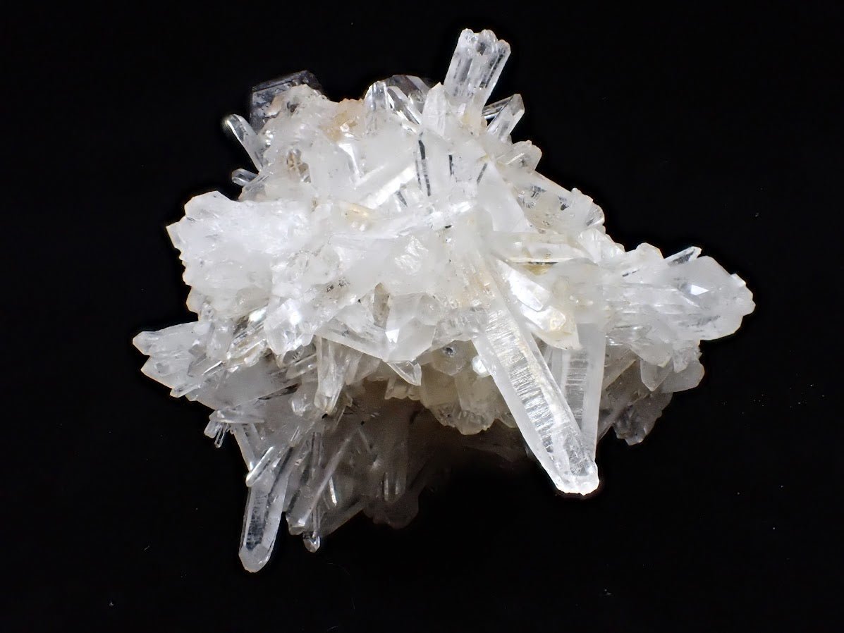 Black Pyrite + Quartz Cluster | Fengjiashan Mine, China