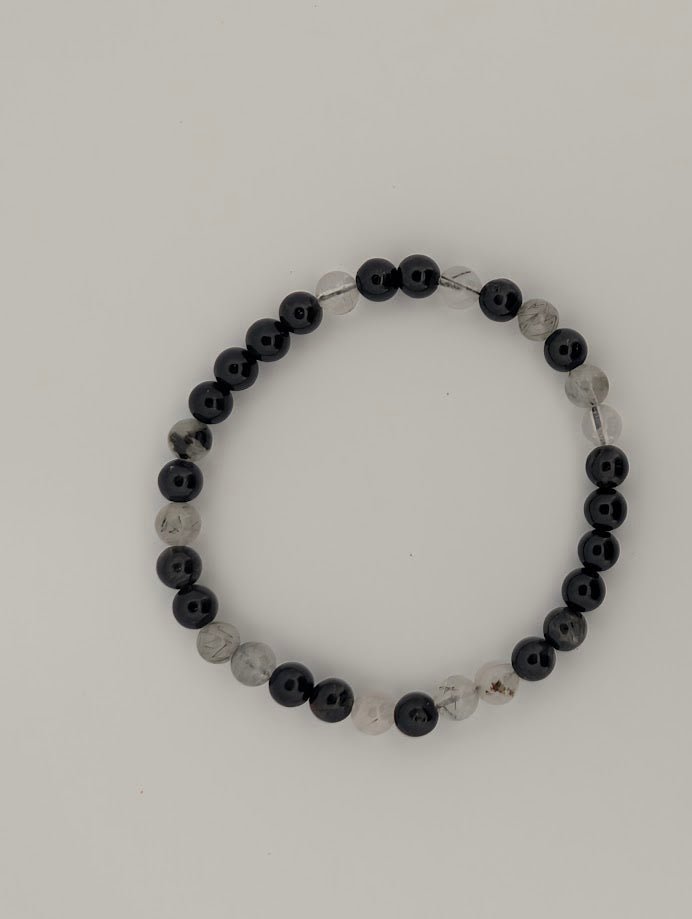 Black Rutile Quartz | Bracelet