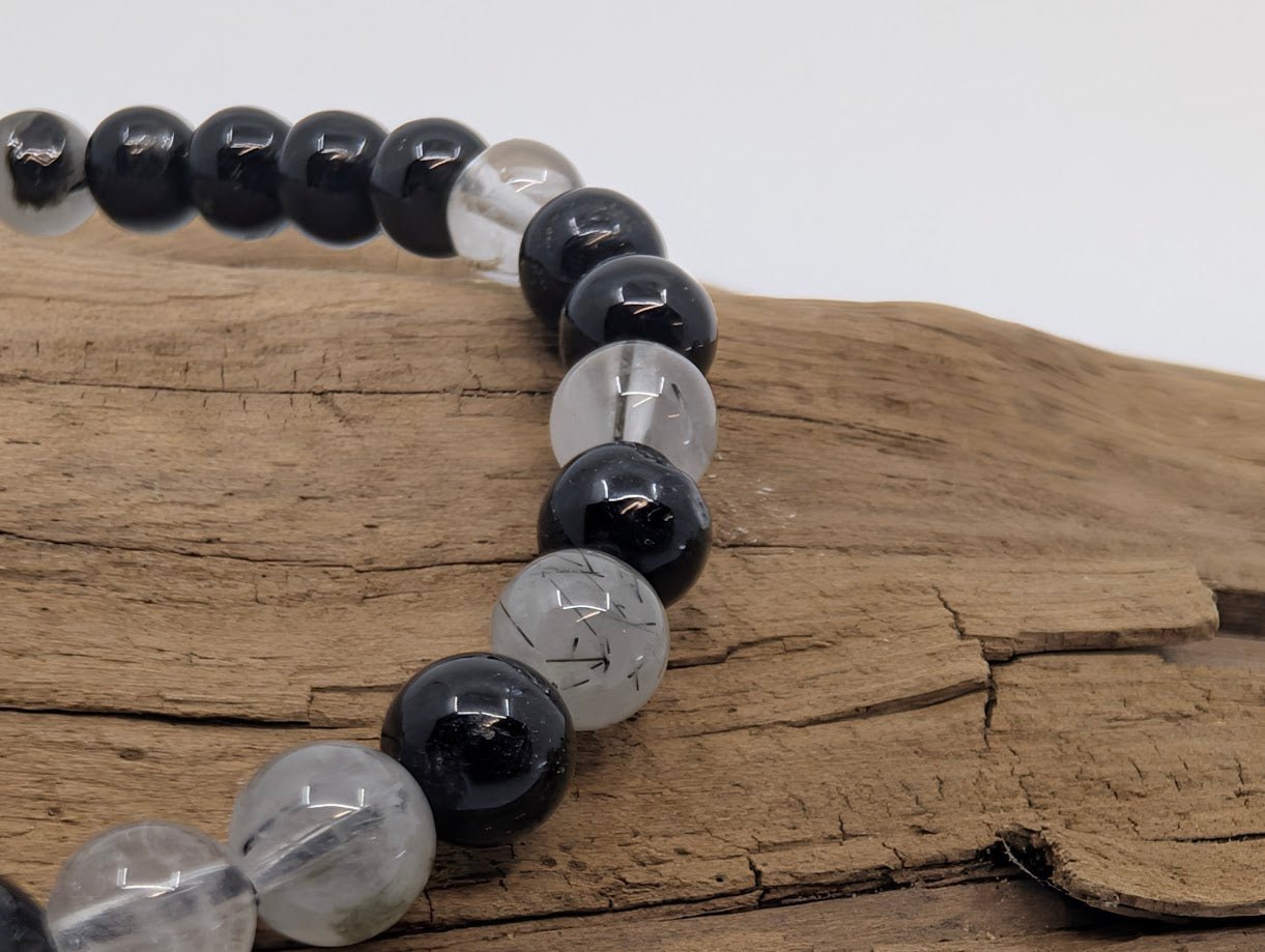 Black Rutile Quartz | Bracelet