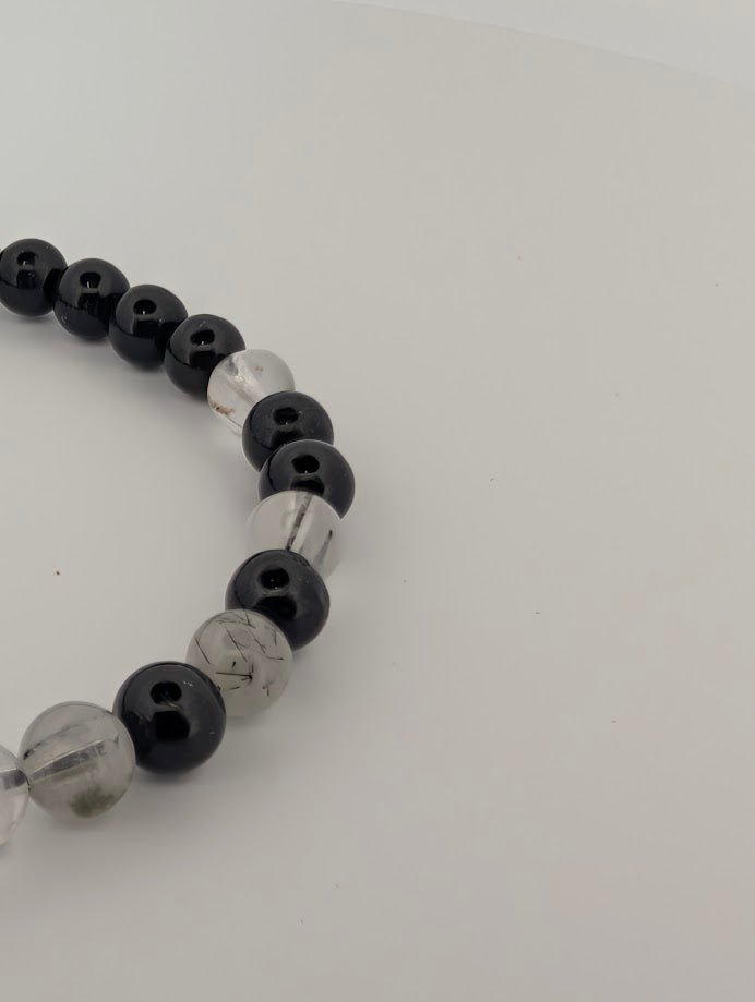 Black Rutile Quartz | Bracelet