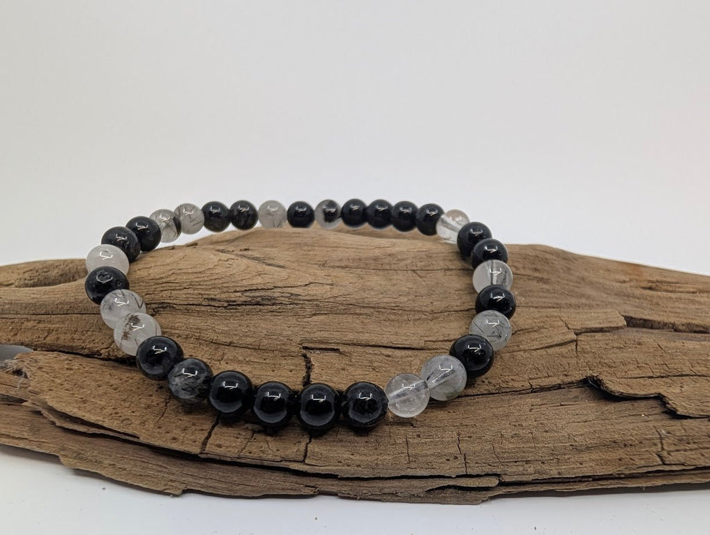 Black Rutile Quartz | Bracelet