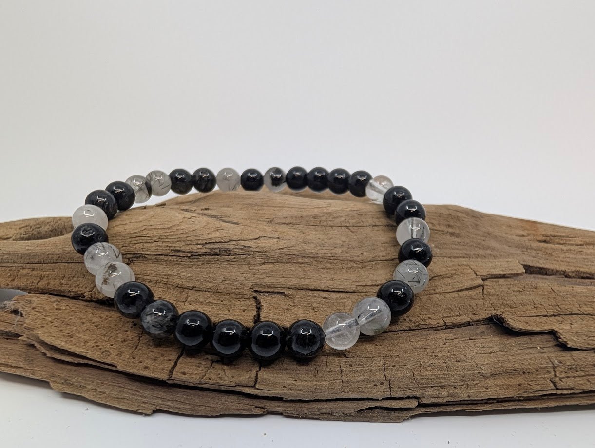 Black Rutile Quartz | Bracelet