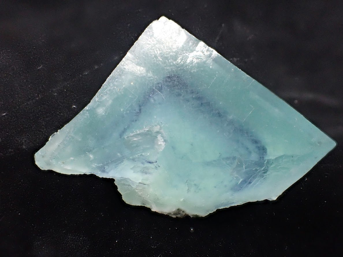 Blue Jelly Fluorite with Deep Square Phantom – Yaogangxian Mine (YGX), China