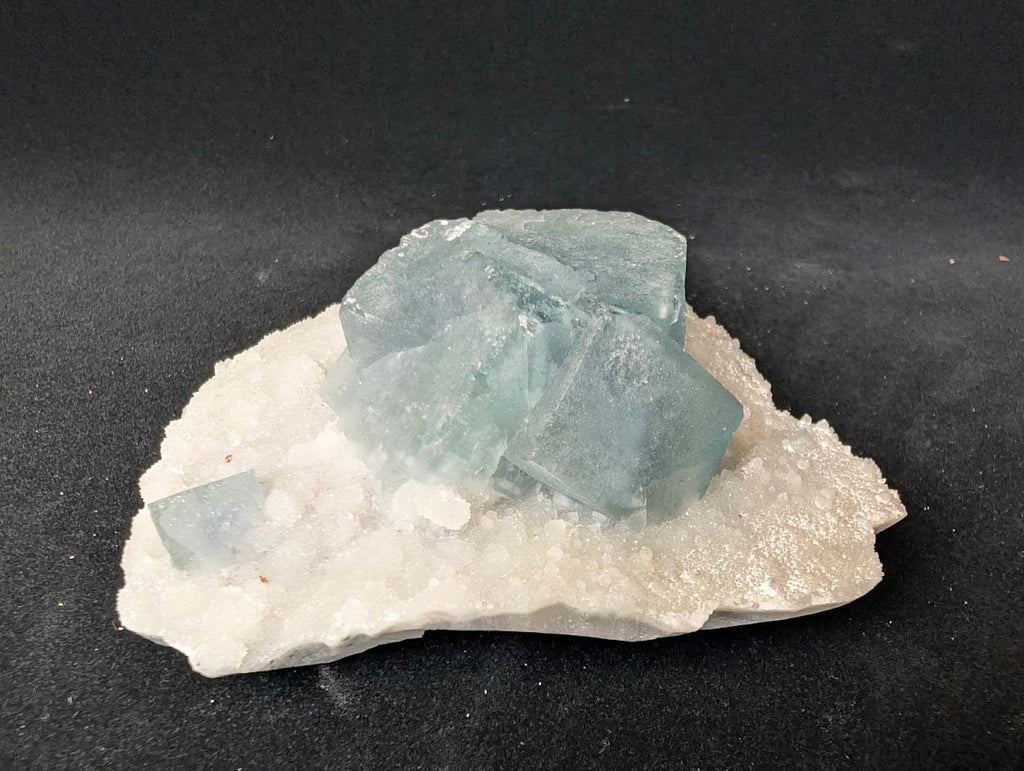 Blue Phantom Fluorite on Quartz | Yaogangxian Mine (YGX), China