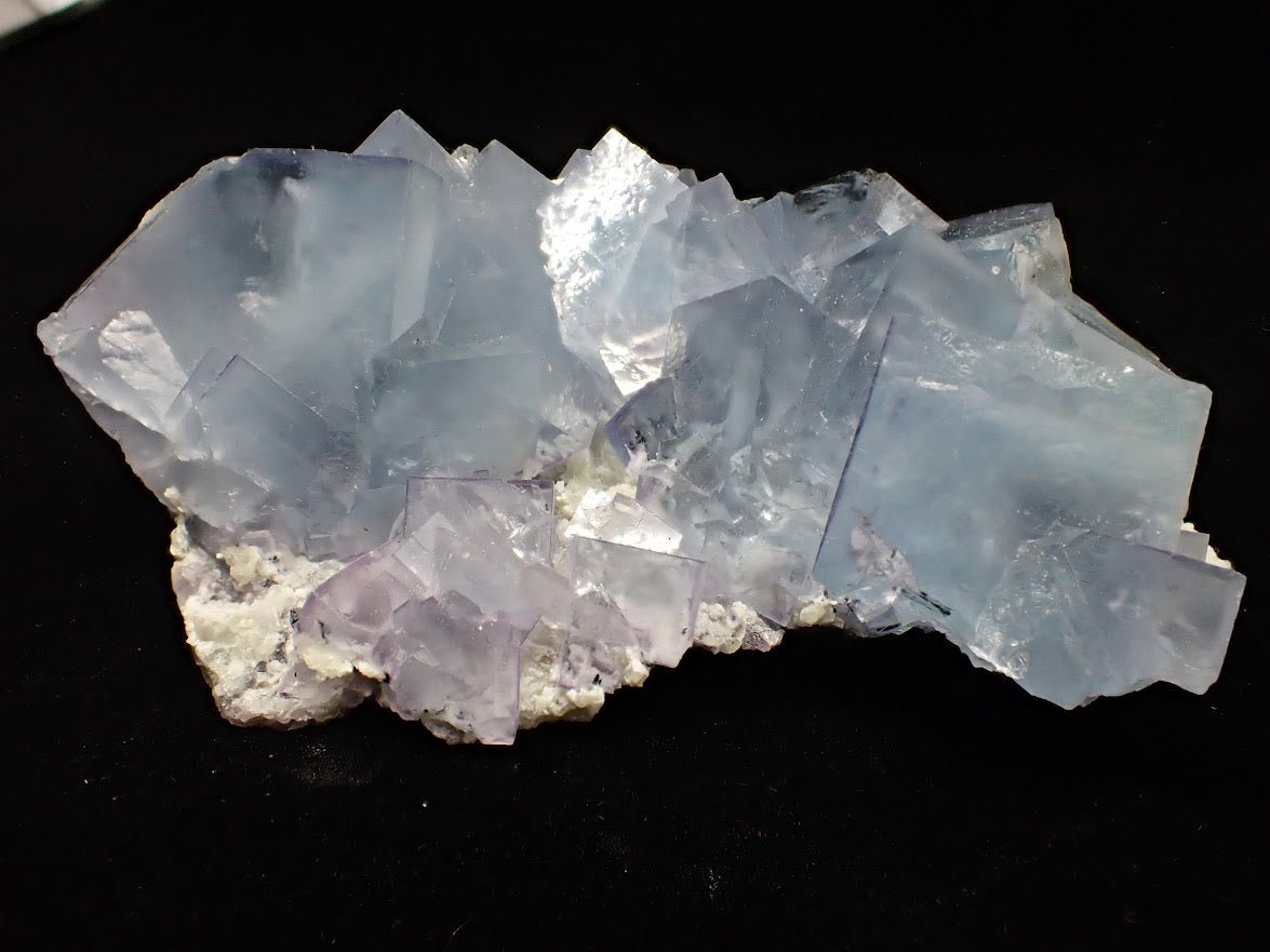 Blue-Violet Fluorite on Matrix | YGX Mine, China