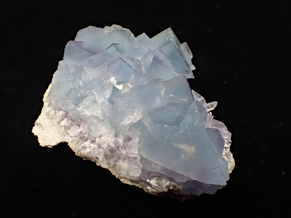 Blue-Violet Fluorite on Matrix | YGX Mine, China